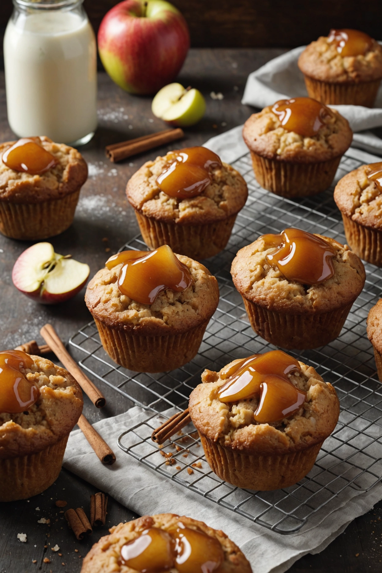 4. Caramel Apple Muffins