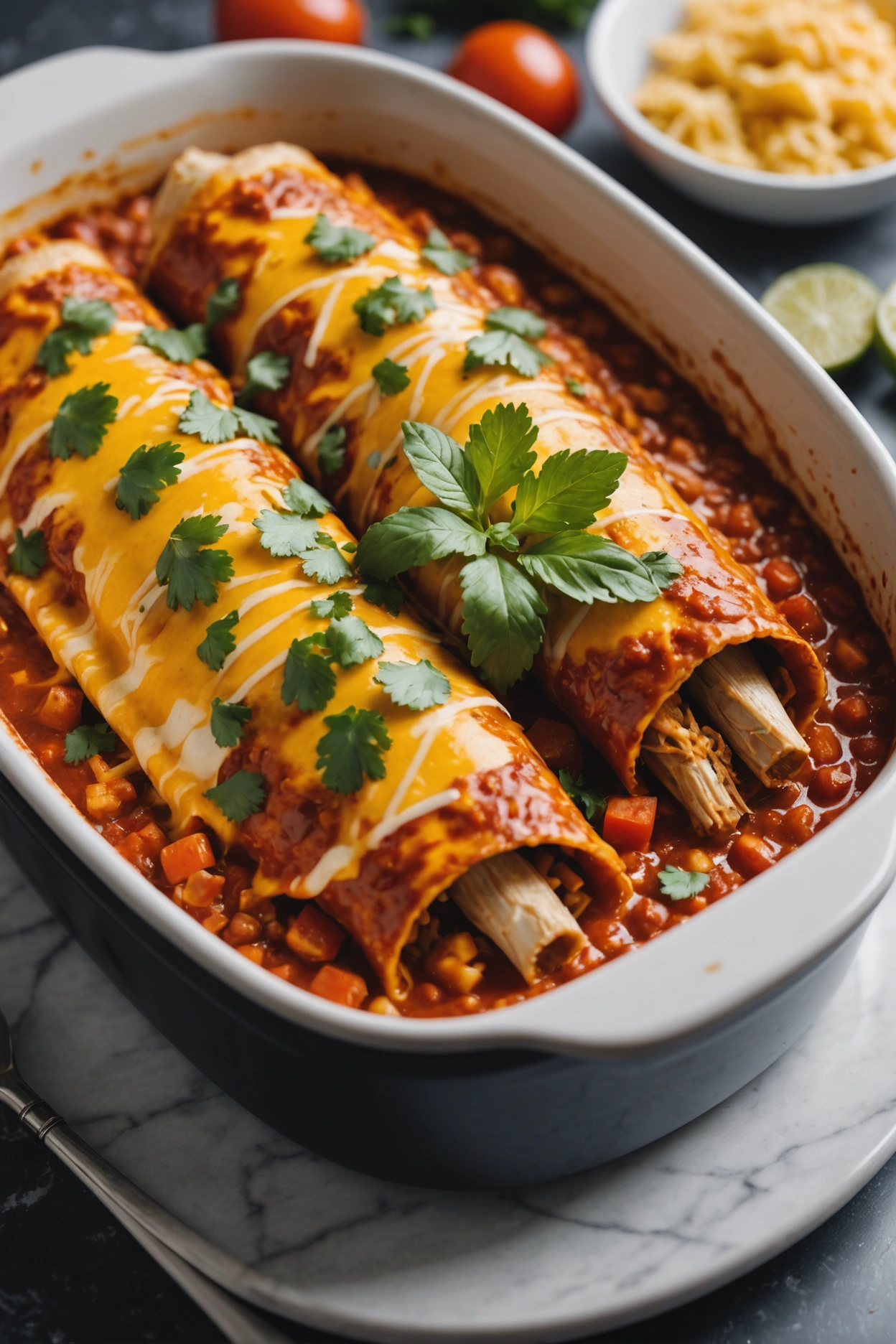 4. Chicken Enchilada