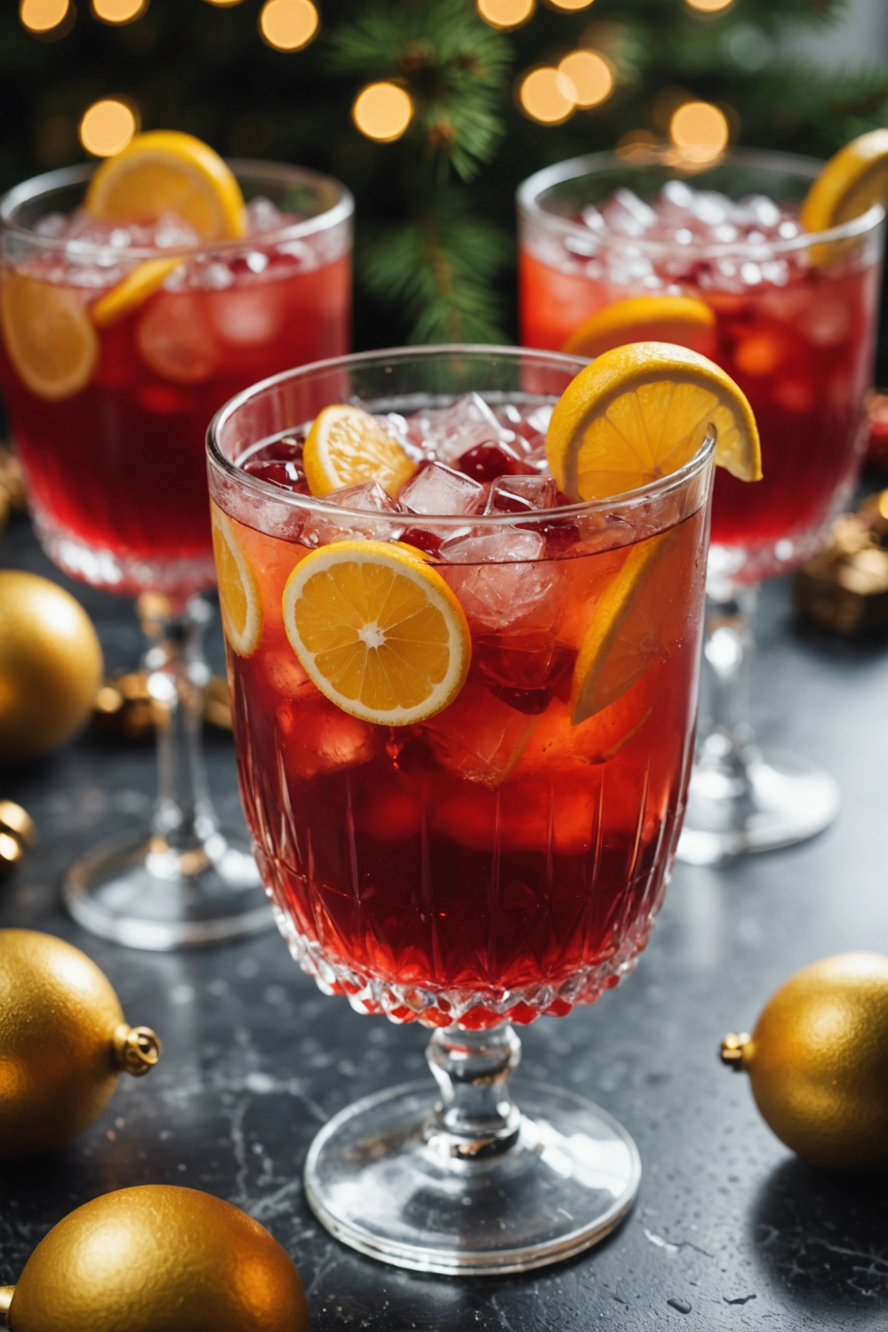 4. Sparkling Christmas Punch