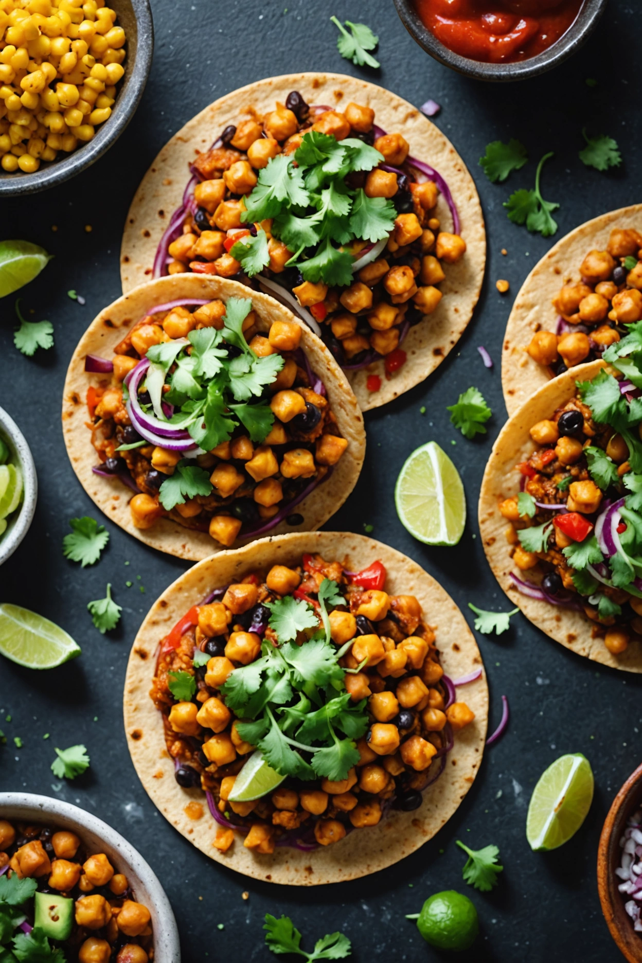 4. Spicy Chickpea Tostadas