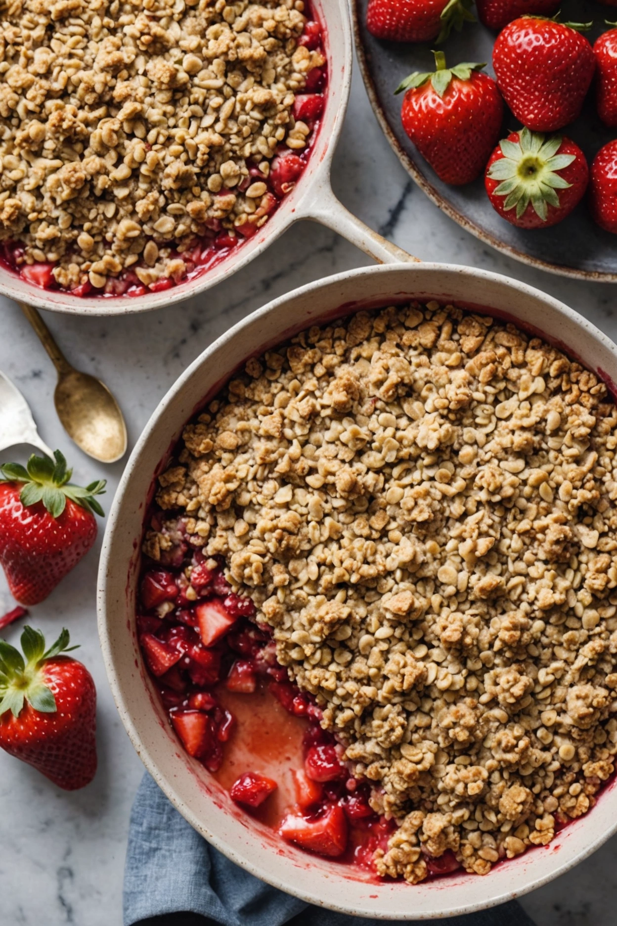 4. Strawberry Rhubarb Crumble