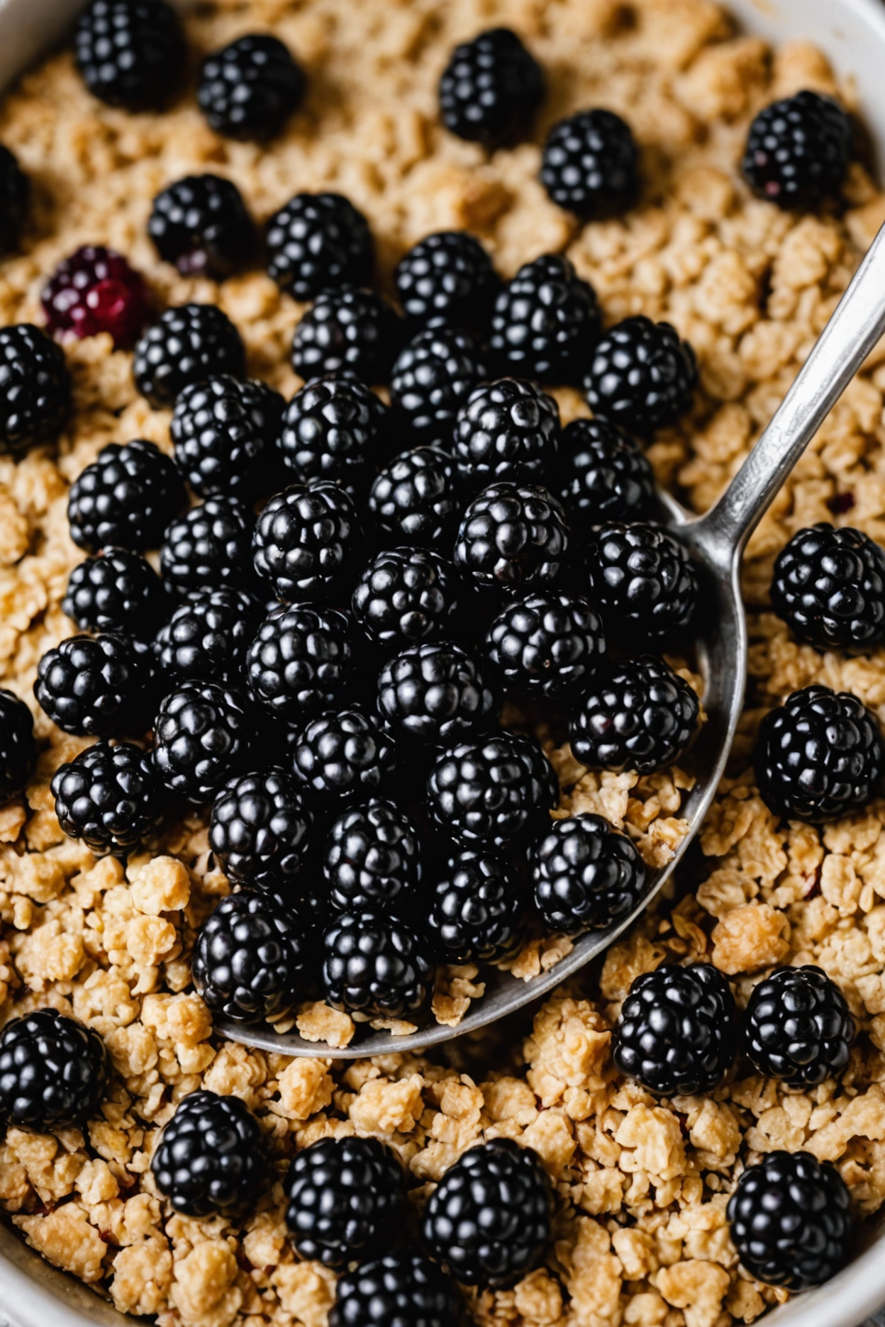 5. Blackberry Crumble