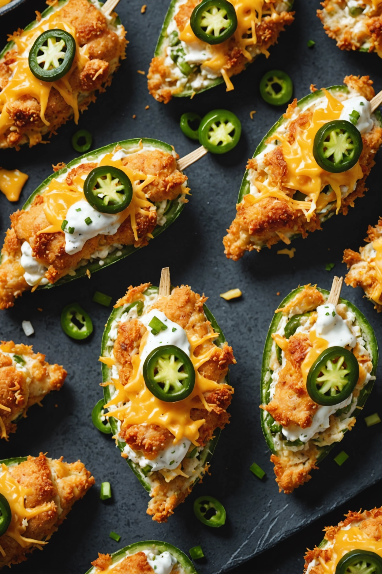 5. Chicken and Cheese Keto Jalapeno Poppers