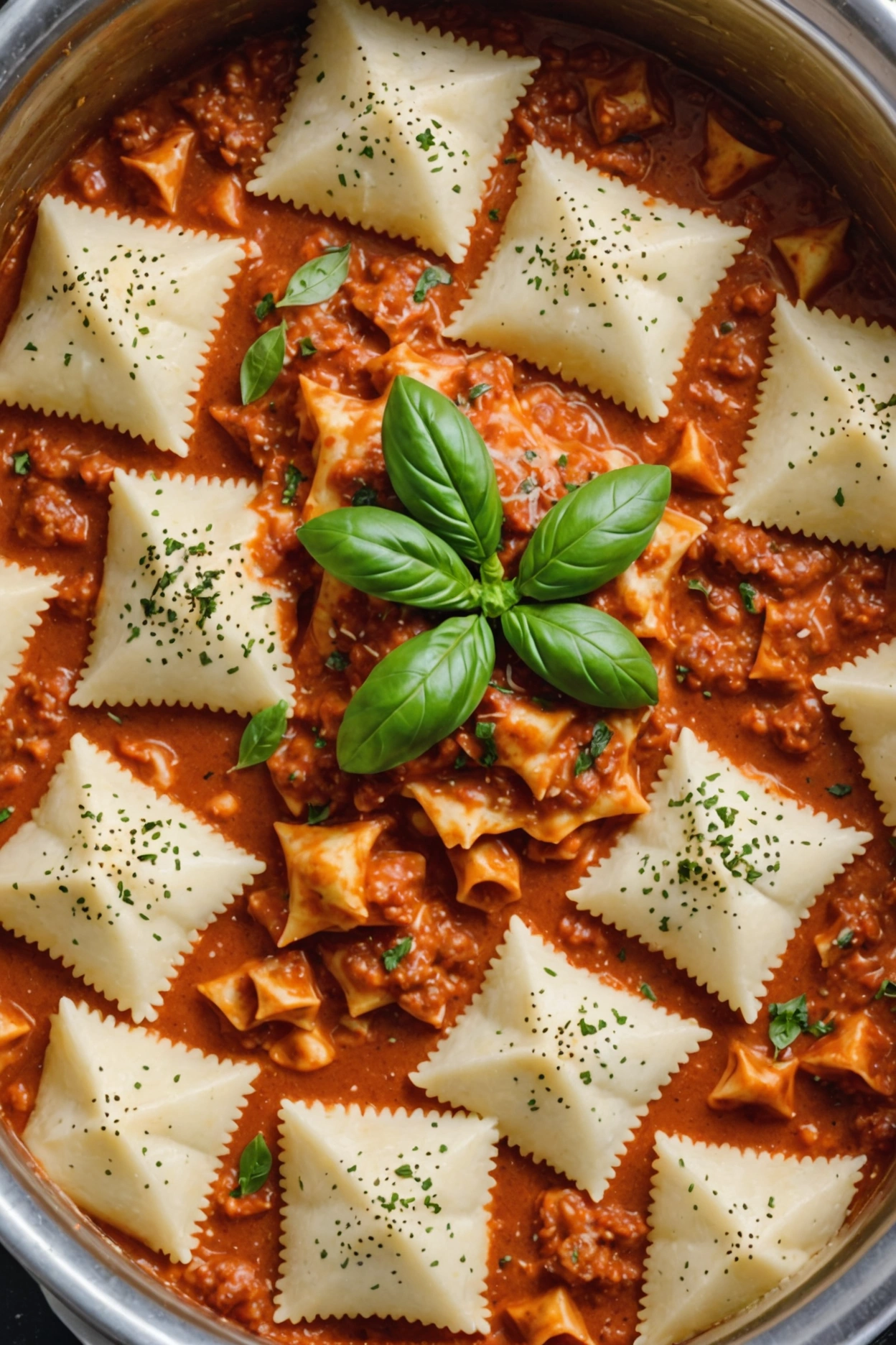 5. Crockpot Cheesy Ravioli