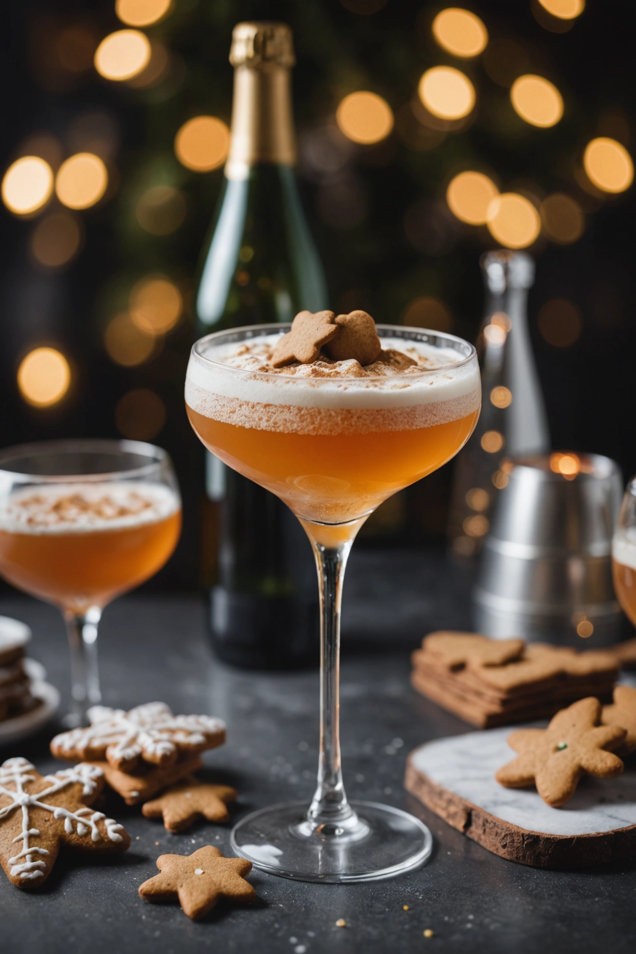 5. Gingerbread Champagne Cocktail