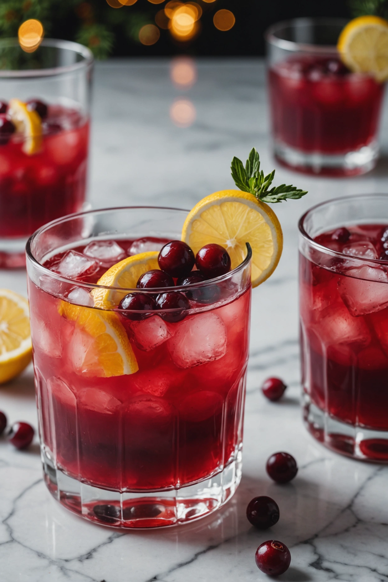 5. Spiced Cranberry Vodka Punch