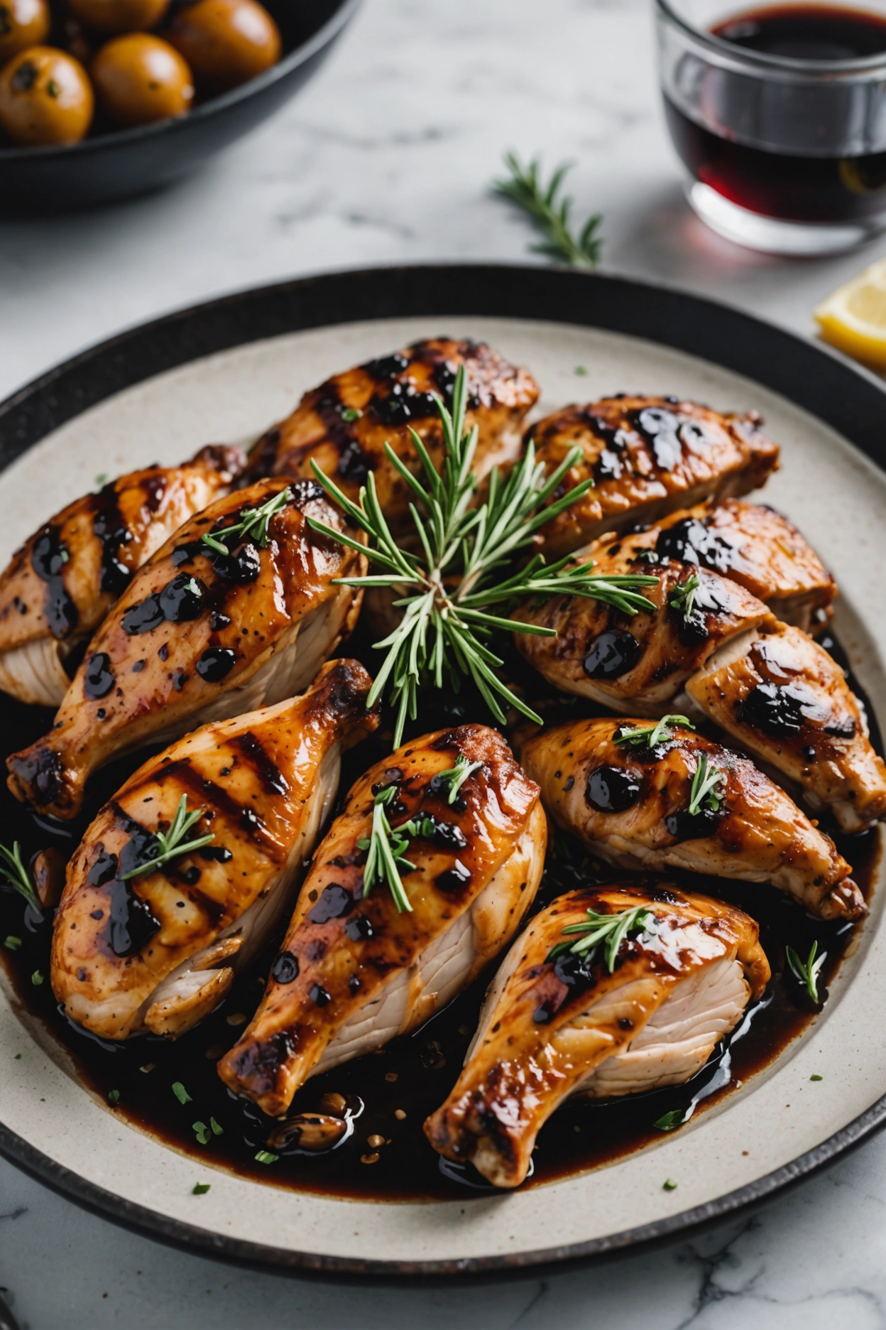 6. Balsamic Rosemary Marinated Chicken