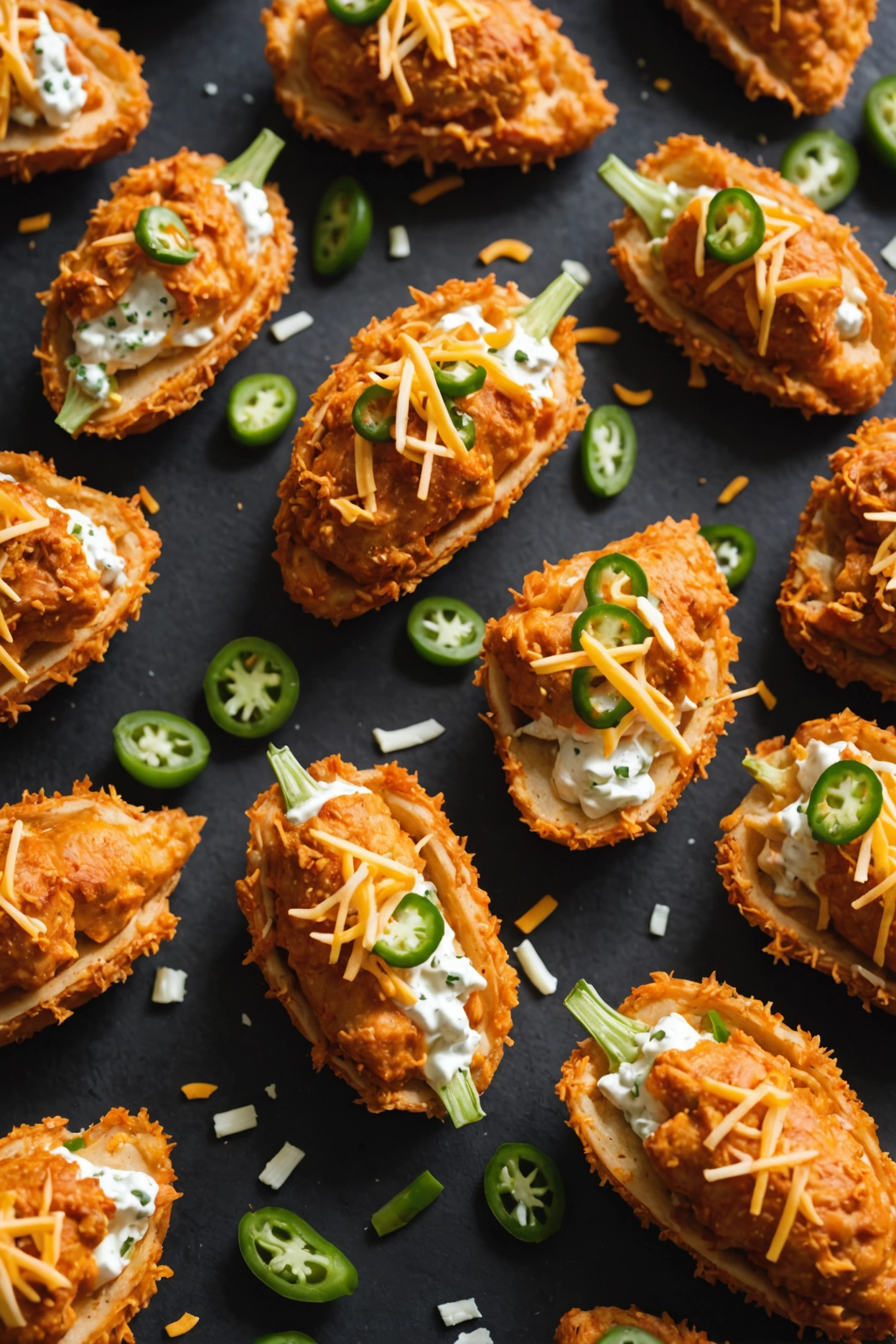 6. Buffalo Chicken Keto Jalapeno Poppers