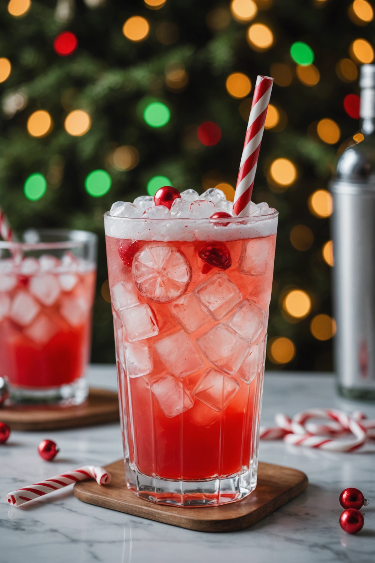 6. Candy Cane Vodka Cooler