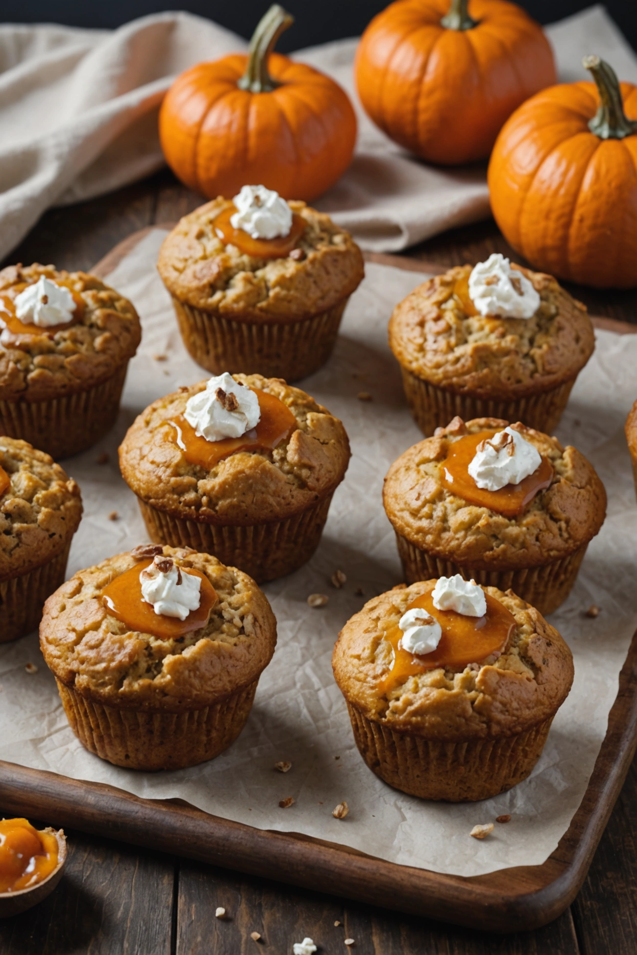 6. Pumpkin Spice Cottage Cheese Muffin