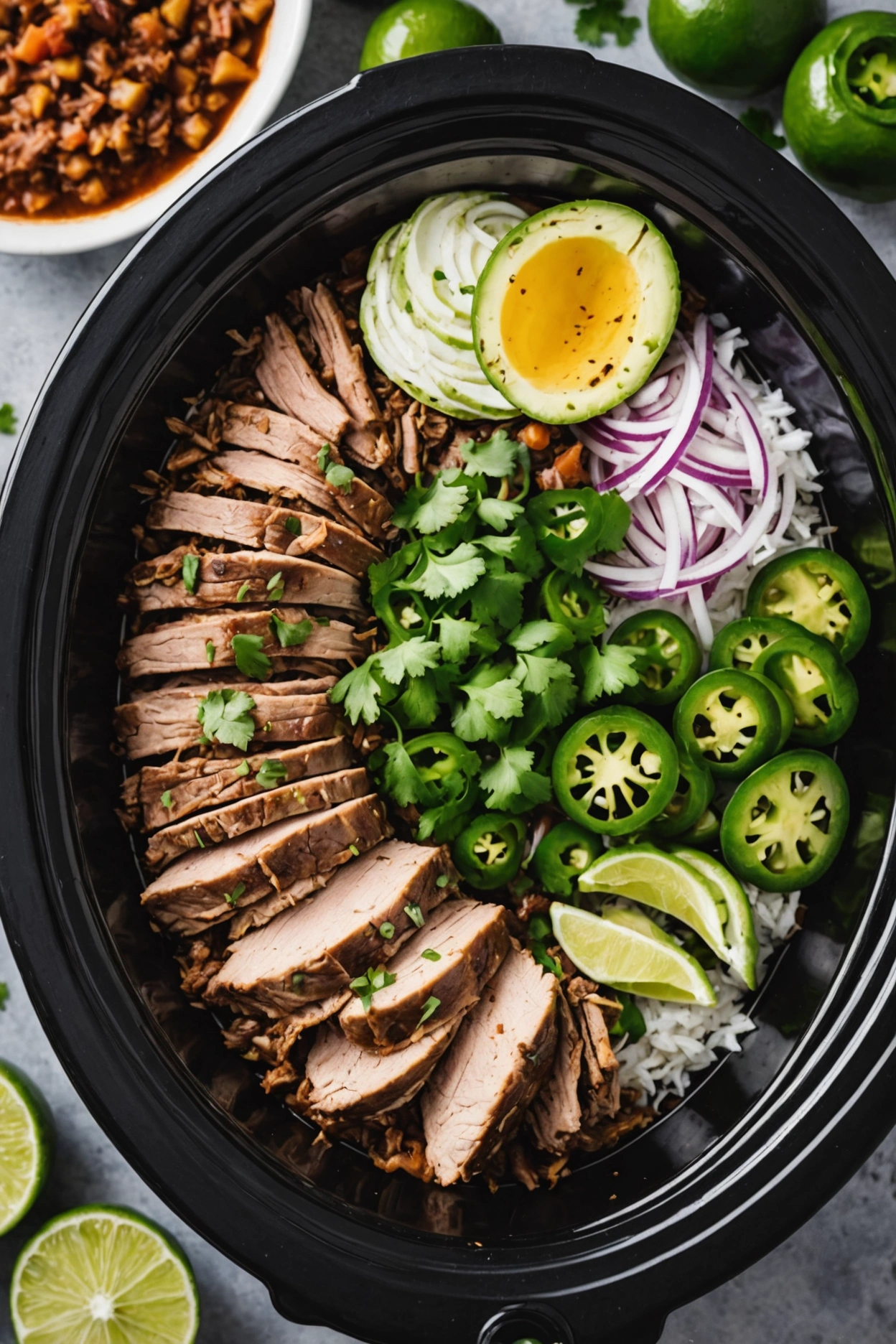 6. Slow Cooker Pork Carnitas