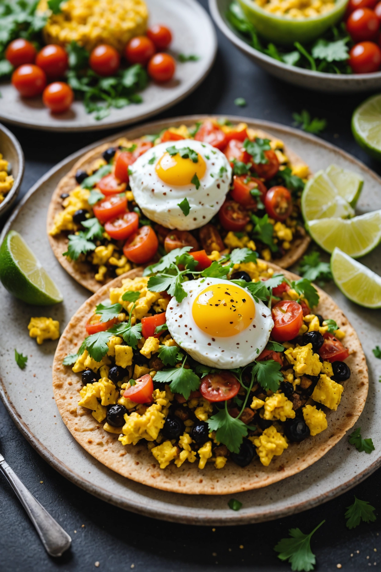 6. Tofu Scramble Breakfast Tostadas