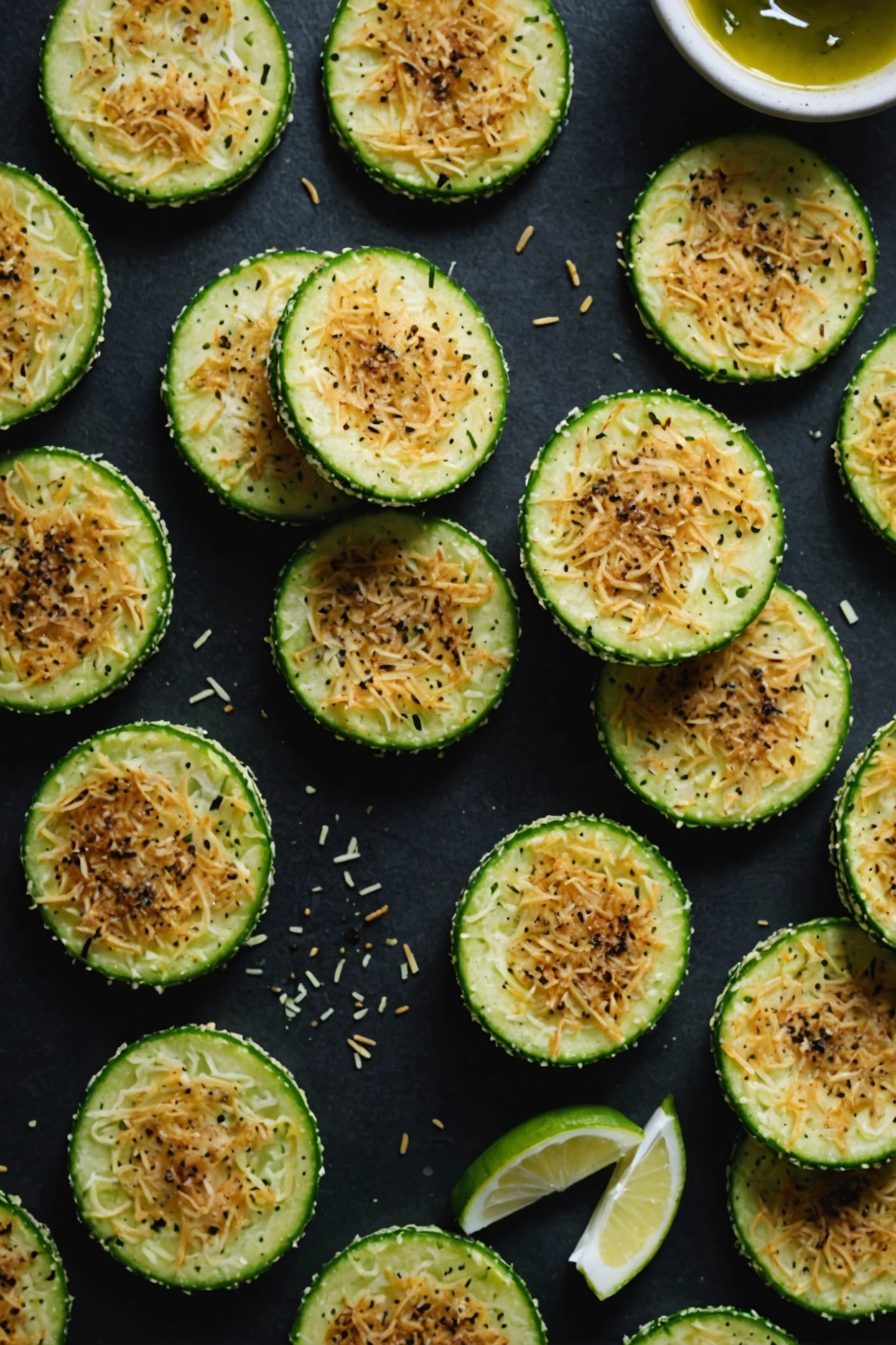 6. Zucchini Parmesan Crisps