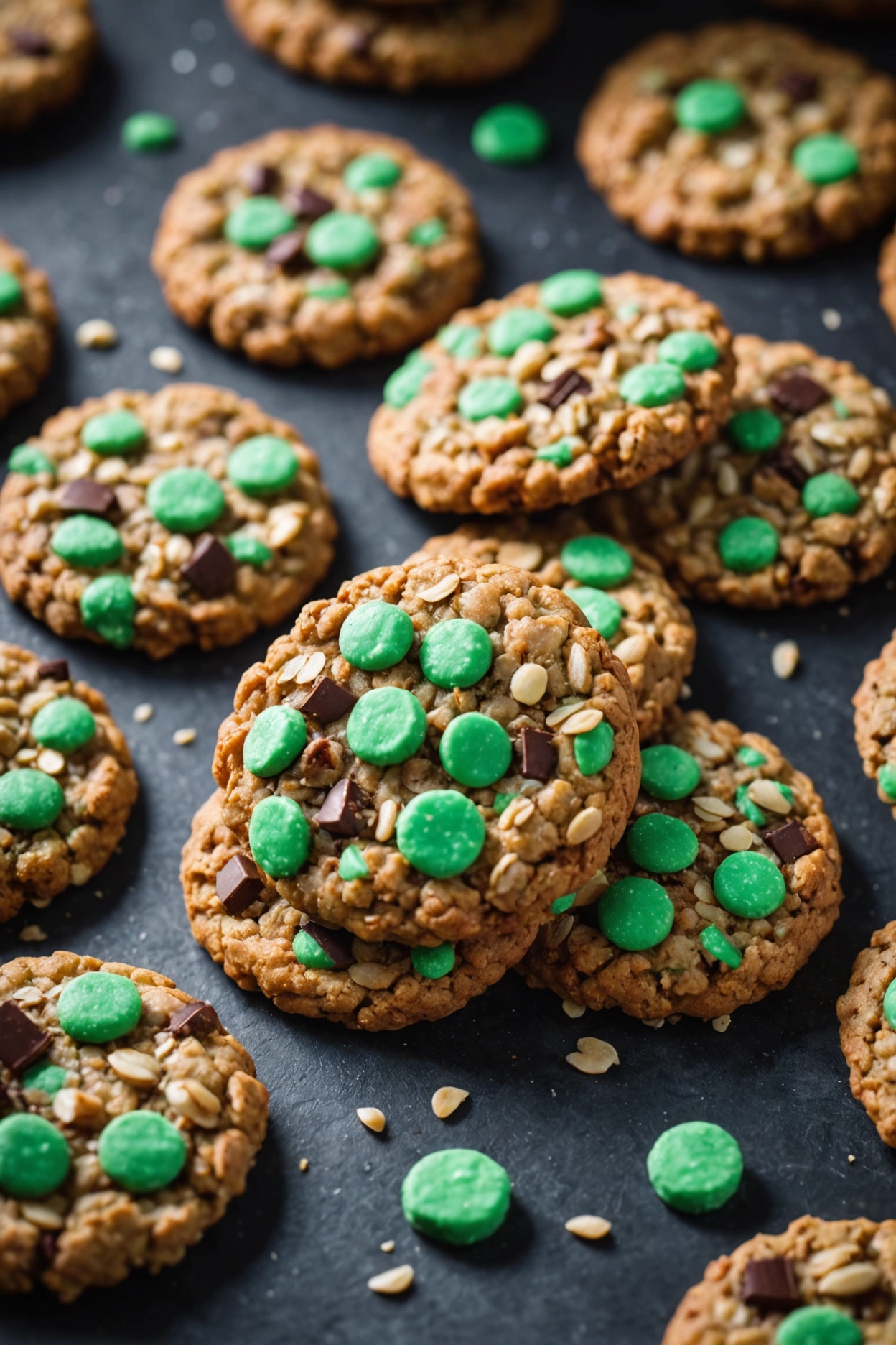 7. Andes Mint Oatmeal Cookies