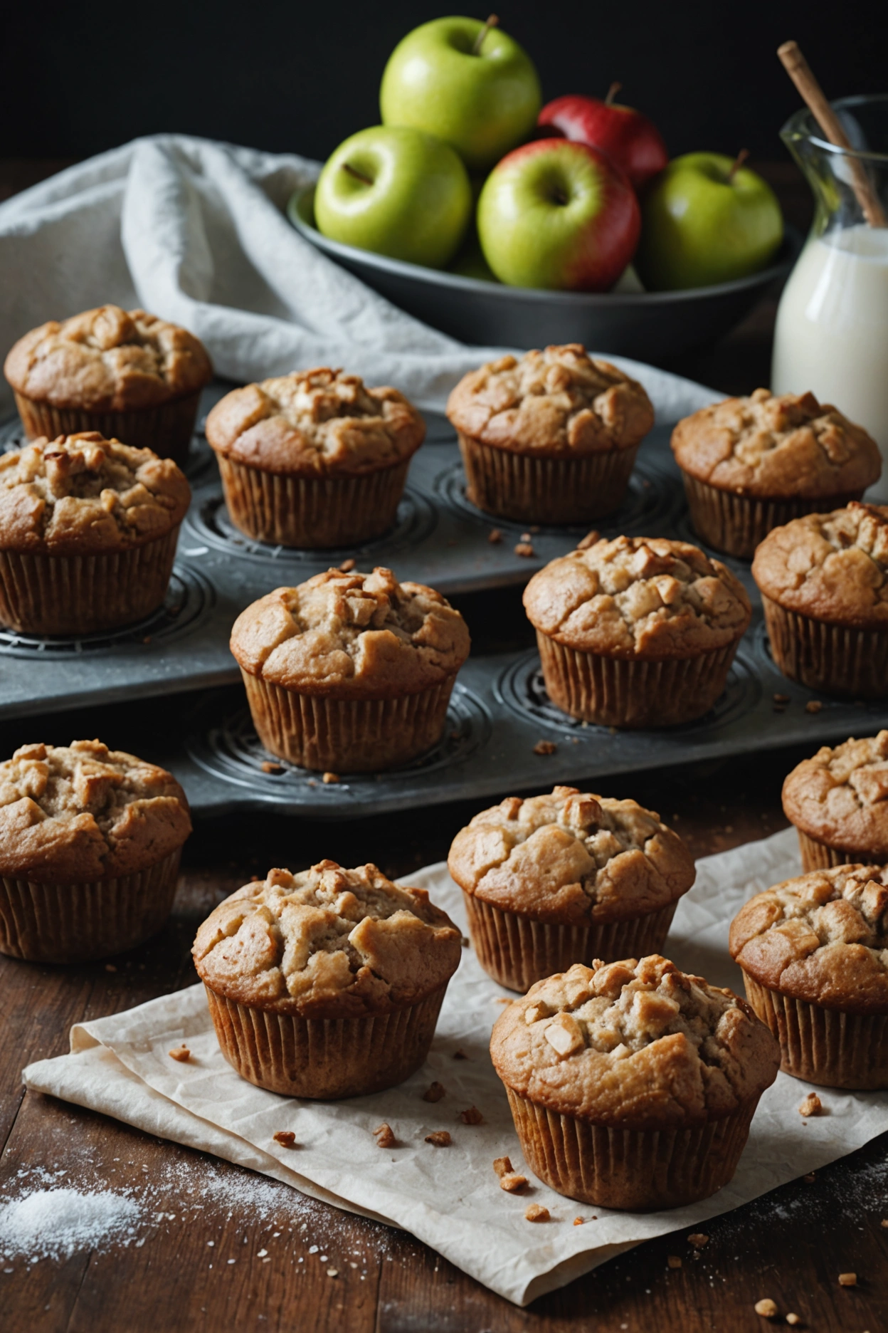 7. Glazed Apple Spice Muffins