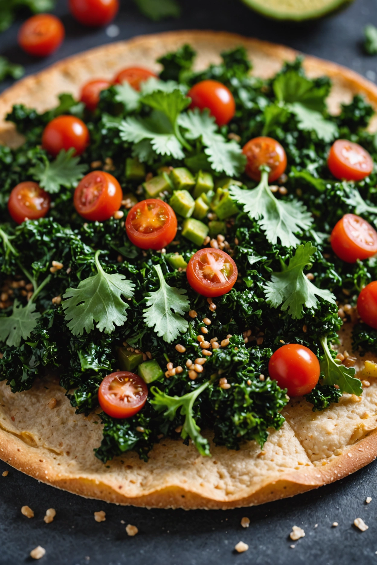 7. Kale and Quinoa Tostadas