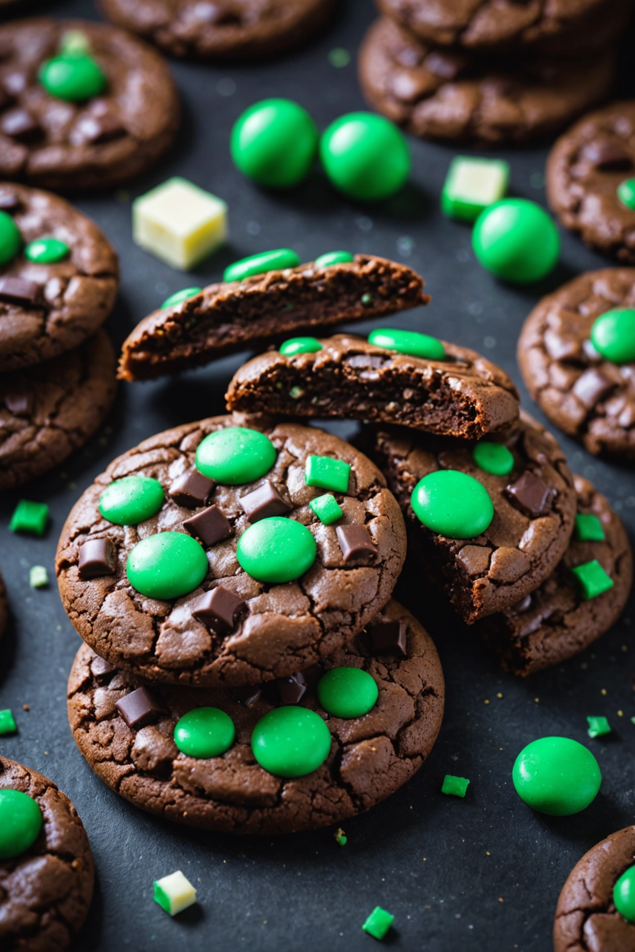 8. Andes Mint Brownie Cookies