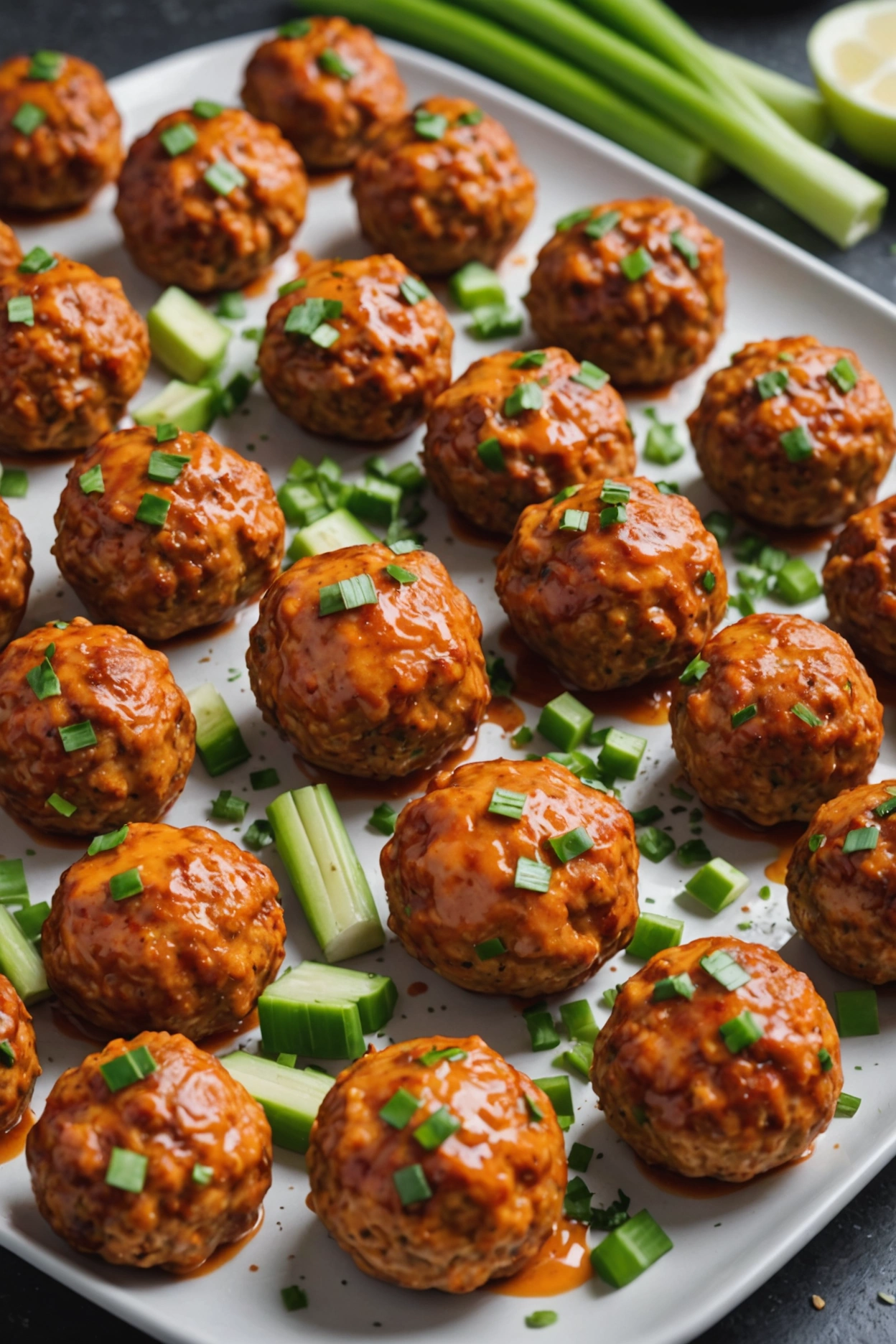 8. Keto Buffalo Chicken Meatballs