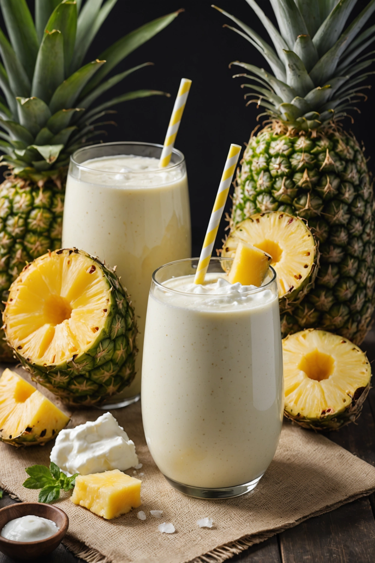 8. Pineapple Coconut Smoothie