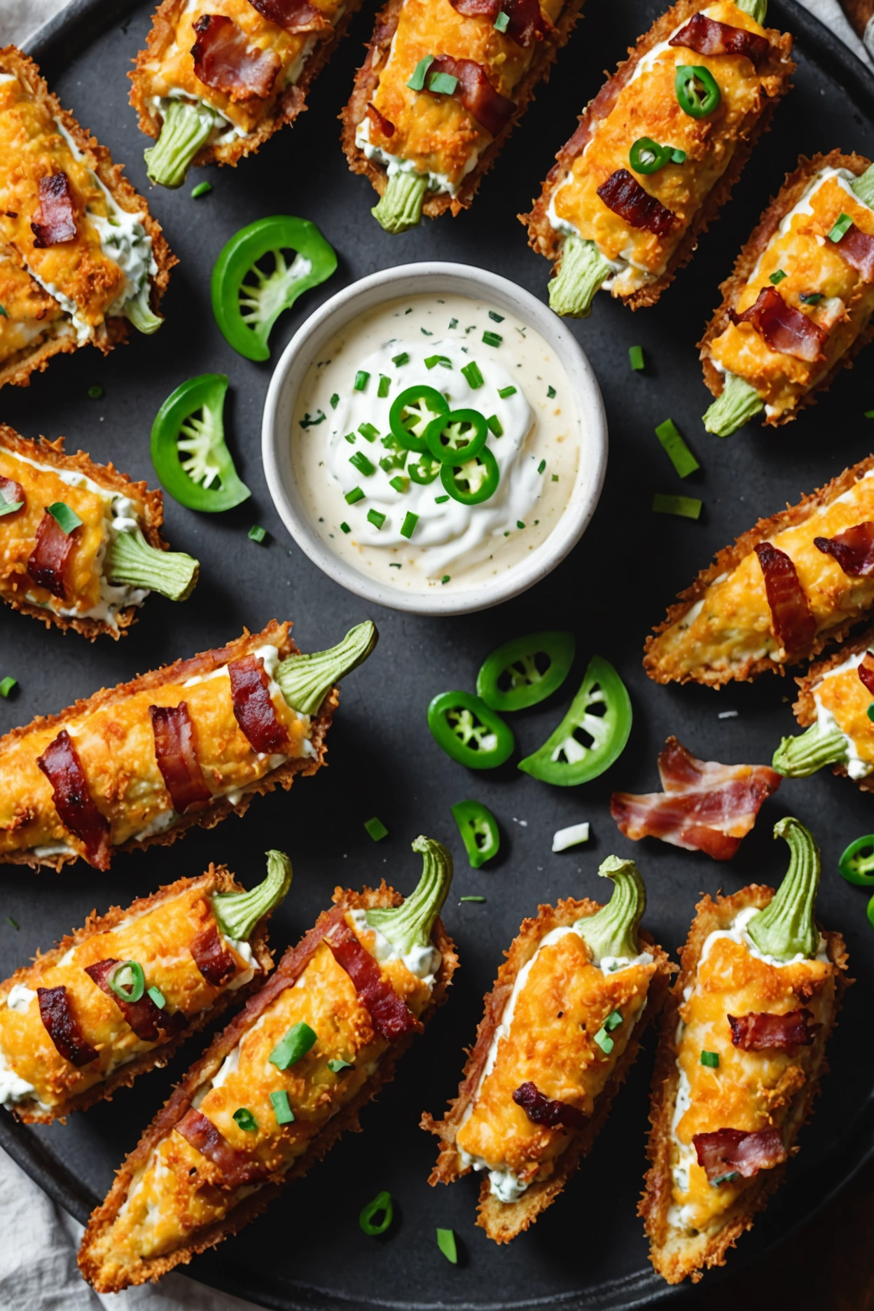 8. Ranch Seasoned Keto Jalapeno Poppers