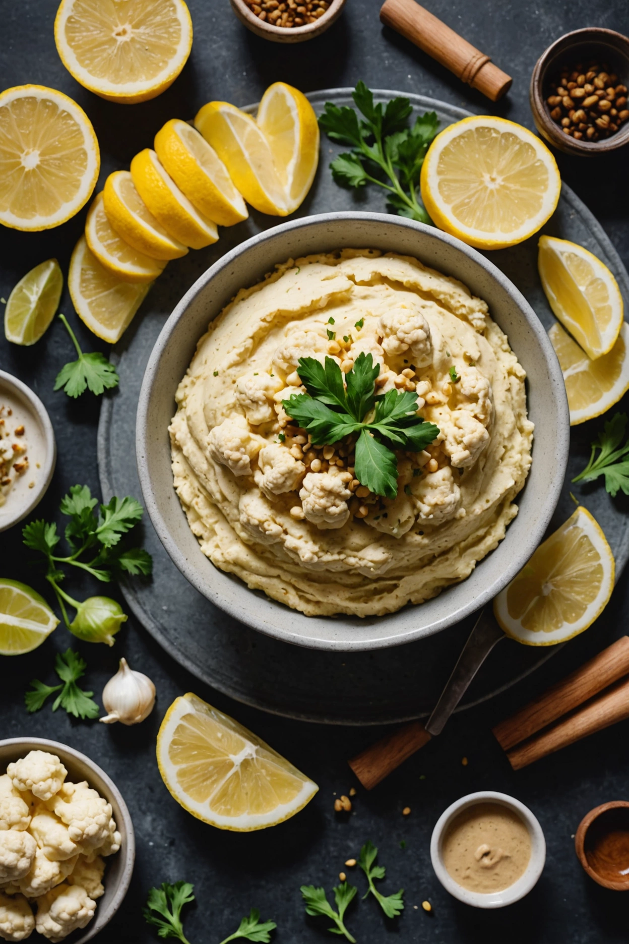 9. Cauliflower Hummus