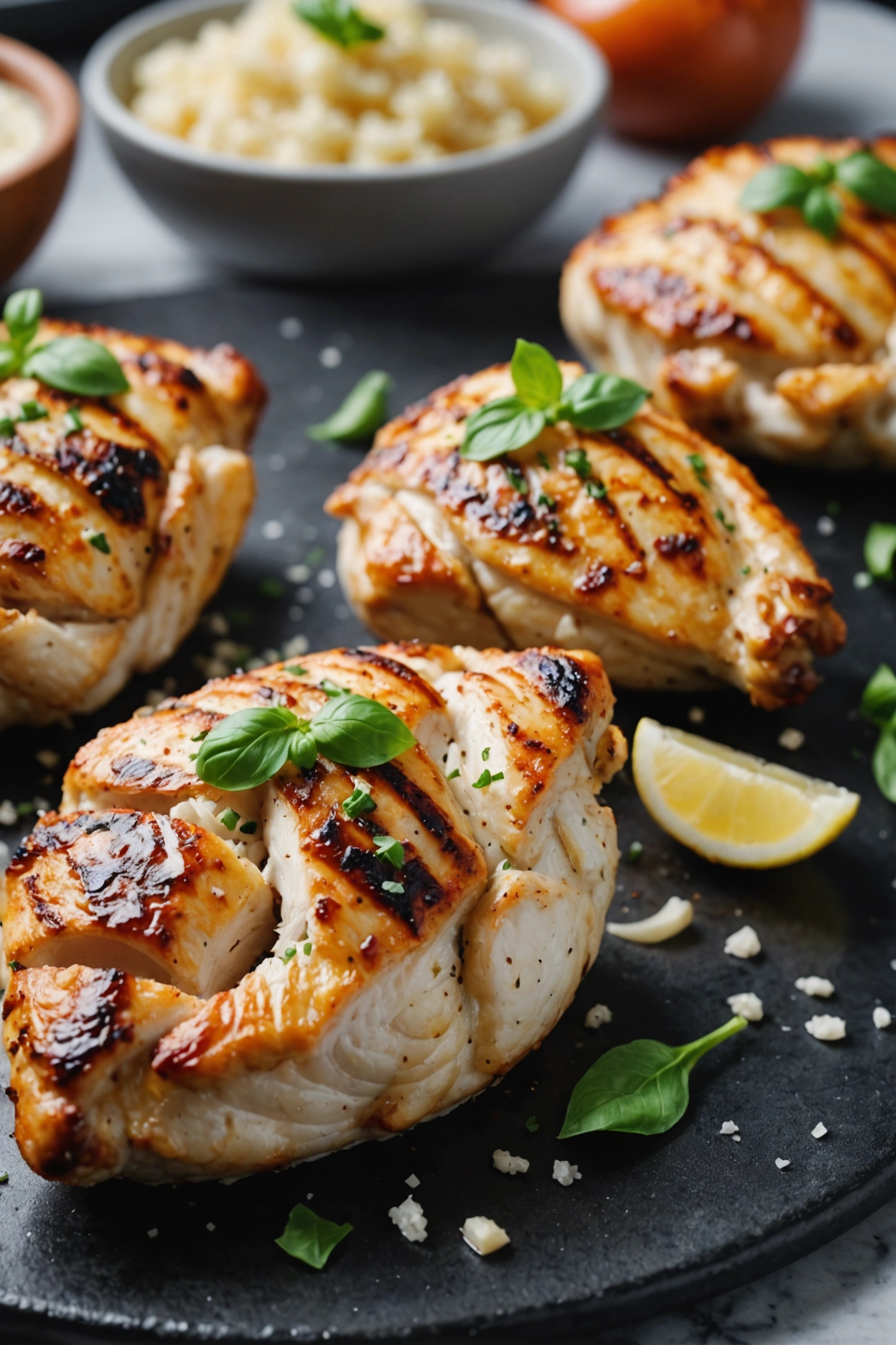 9. Grilled Garlic Parmesan Chicken