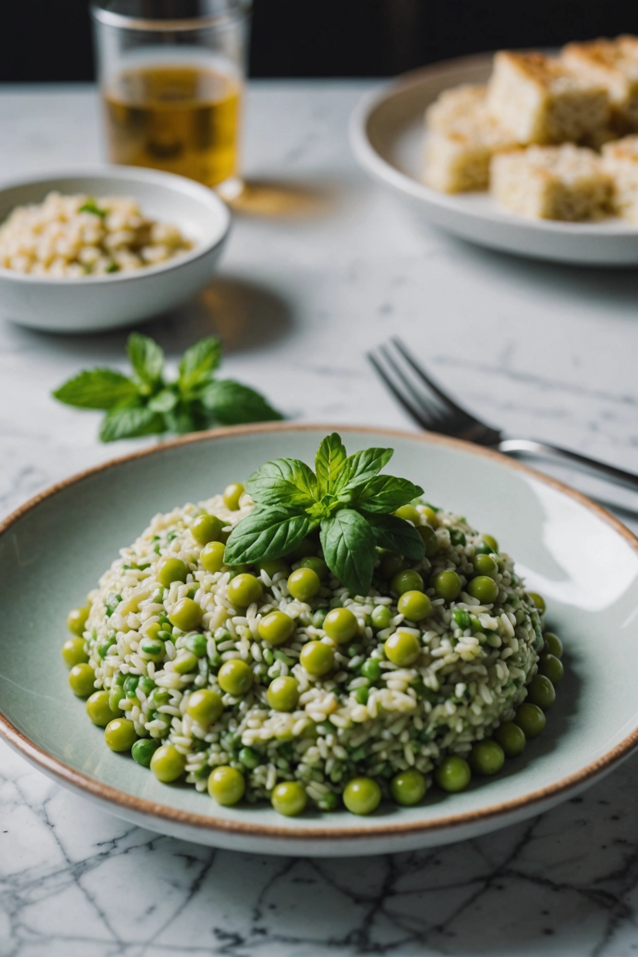 9. Pea and Mint Risotto