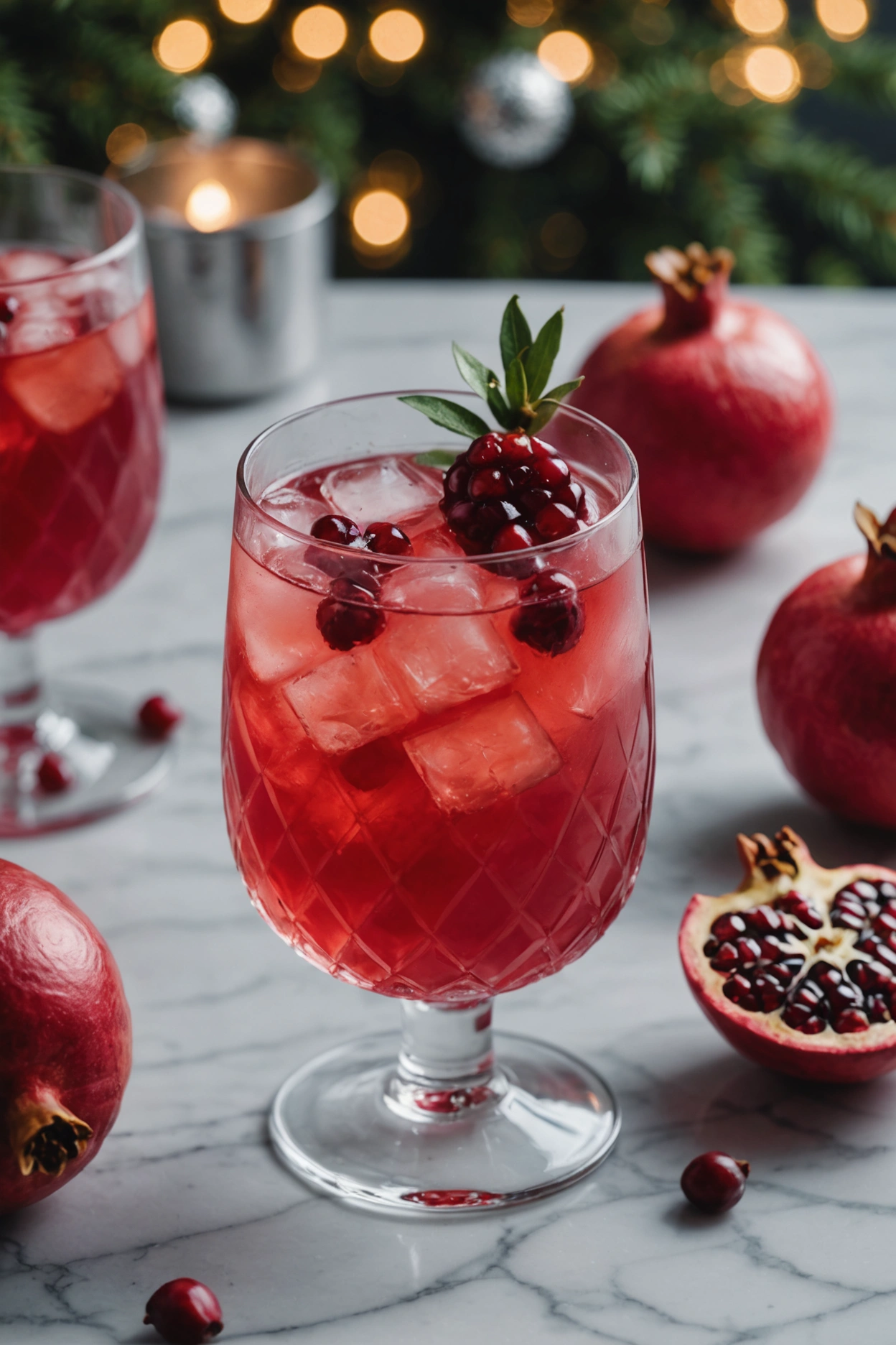 9. Pomegranate Vodka Fizz