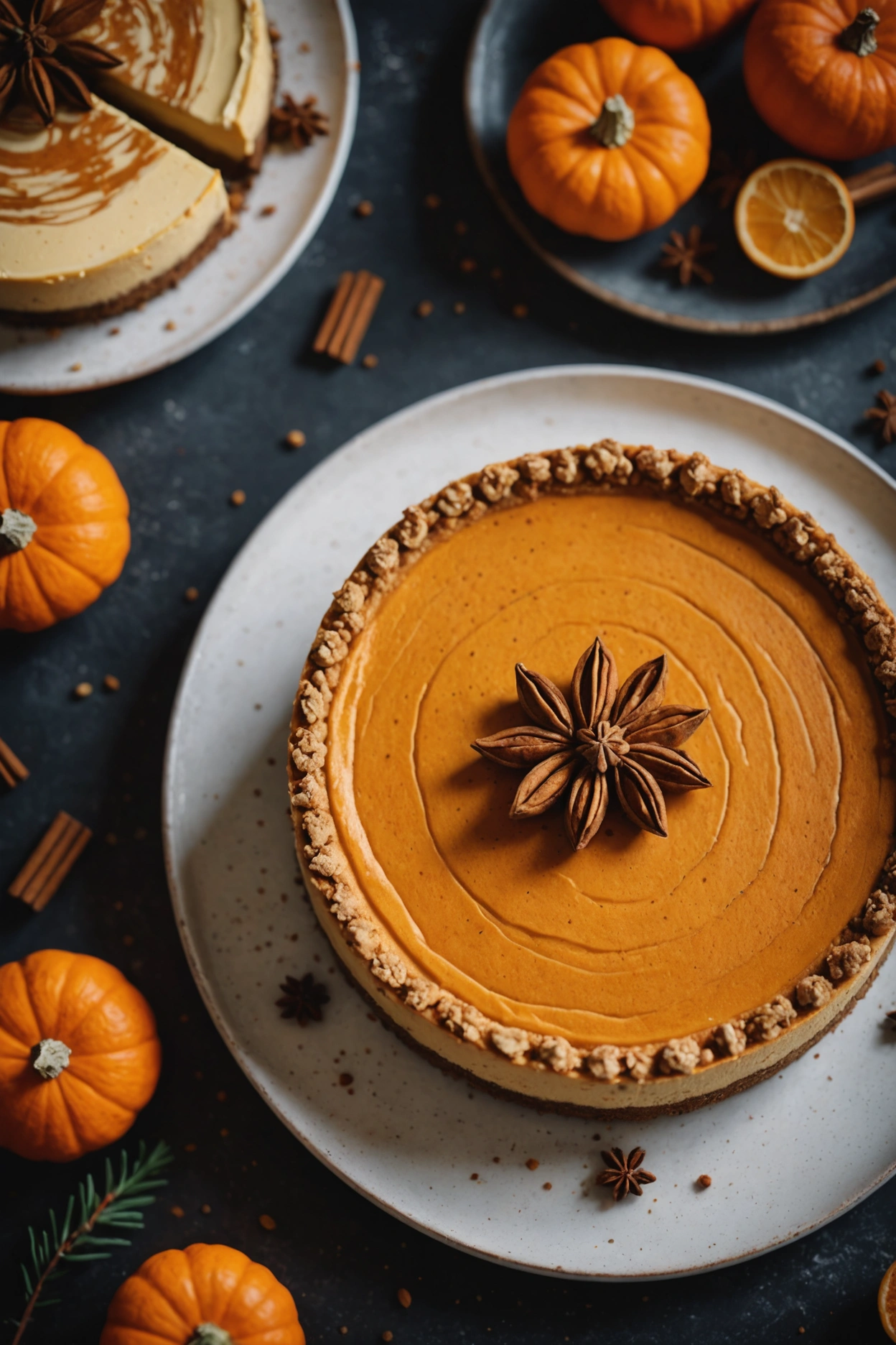 9. Spiced Pumpkin Cheesecake