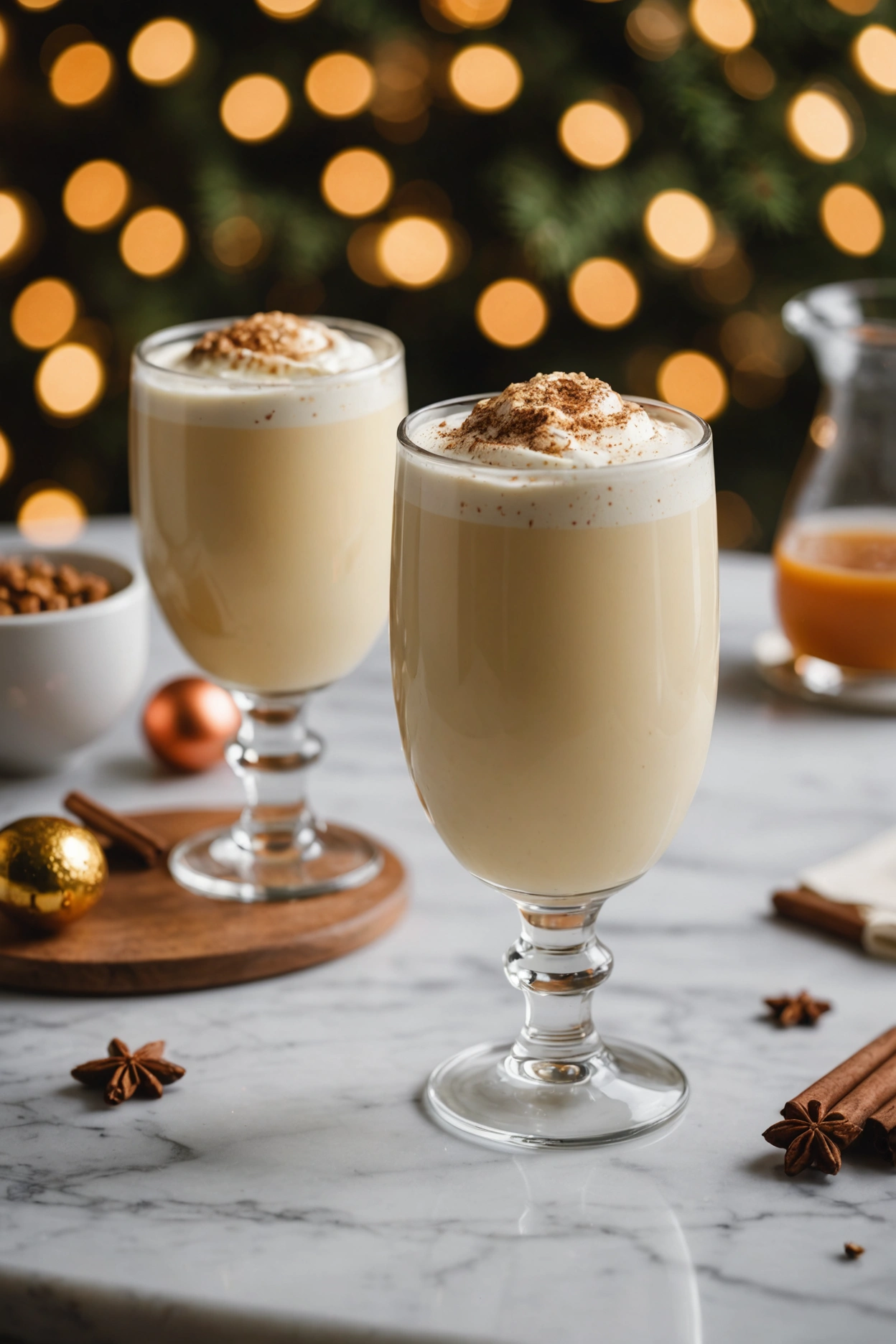 1. Bourbon Eggnog