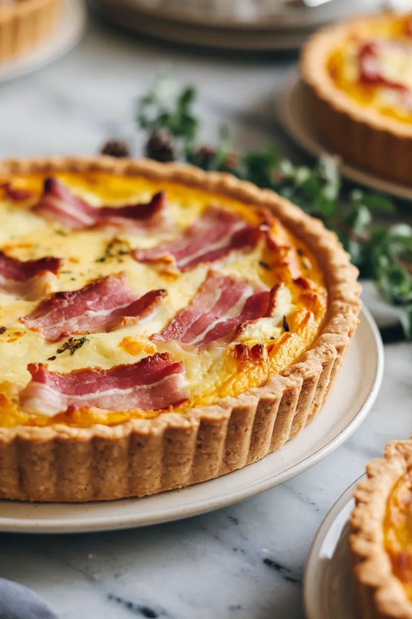 1. Christmas Classic Quiche Lorraine