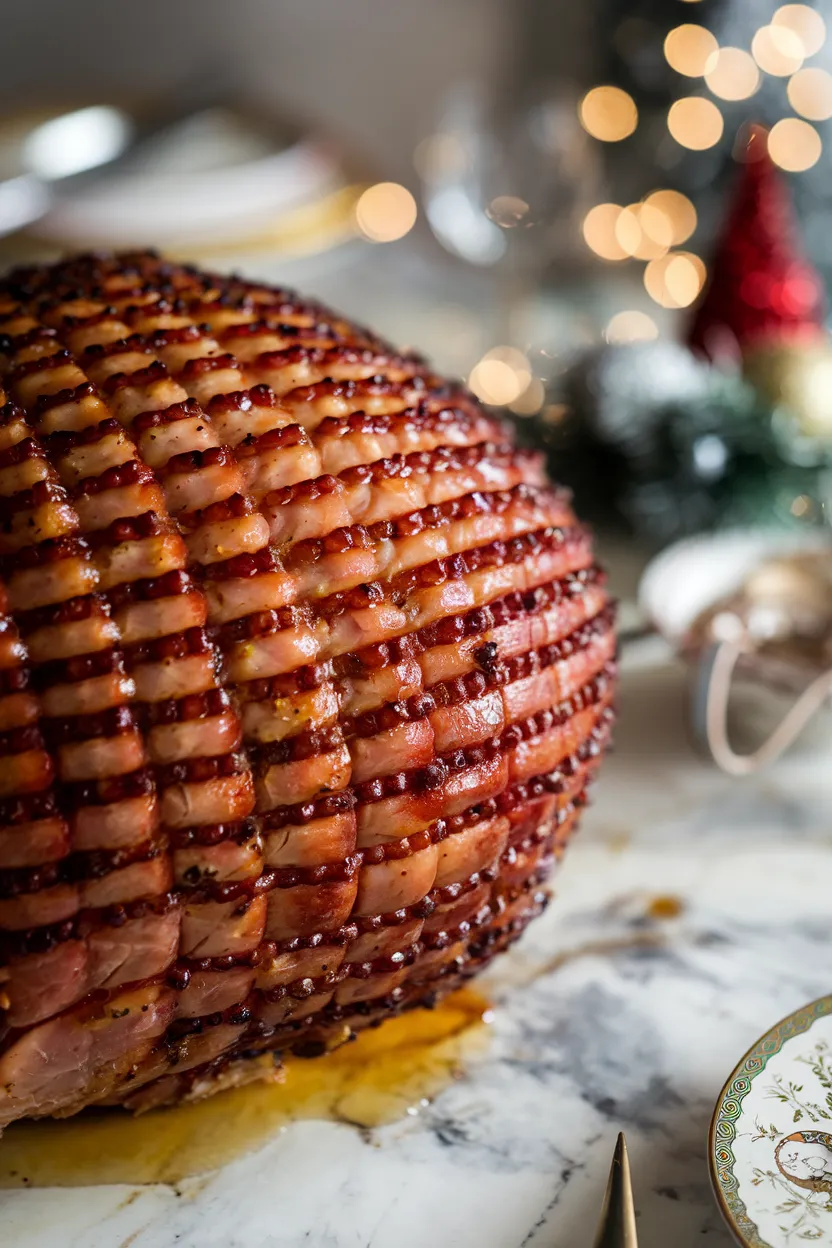 1. Christmas Honey-Glazed Ham