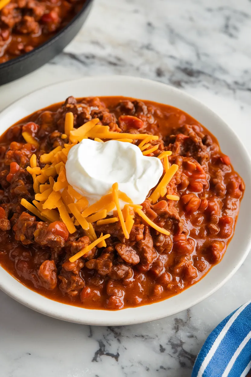 1. Classic Beef Chili