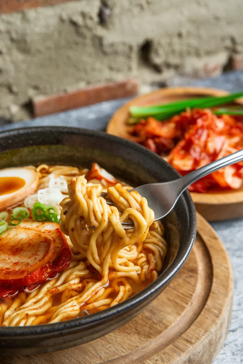 1. Kimchi Ramyeon