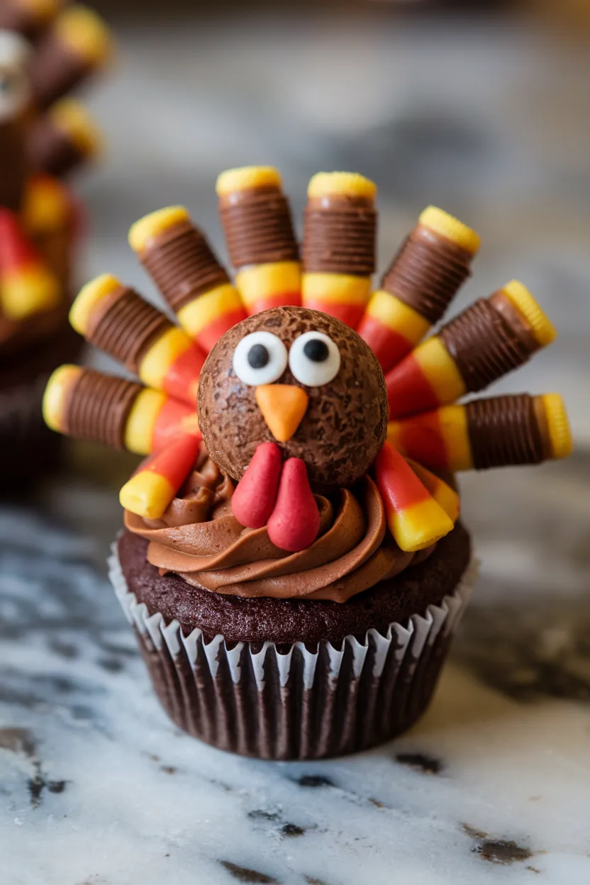 1. Turkey Cupcakes