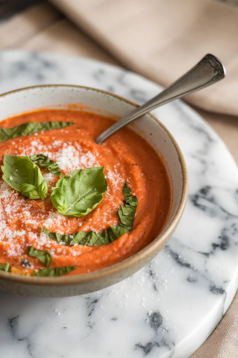 10. 15-Minute Tomato Basil Soup