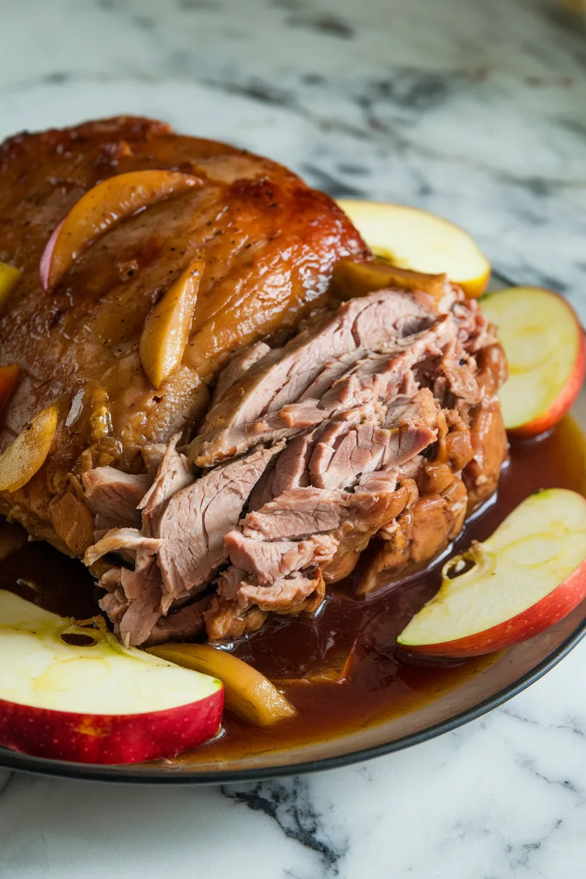 10. Apple Cider Braised Pork