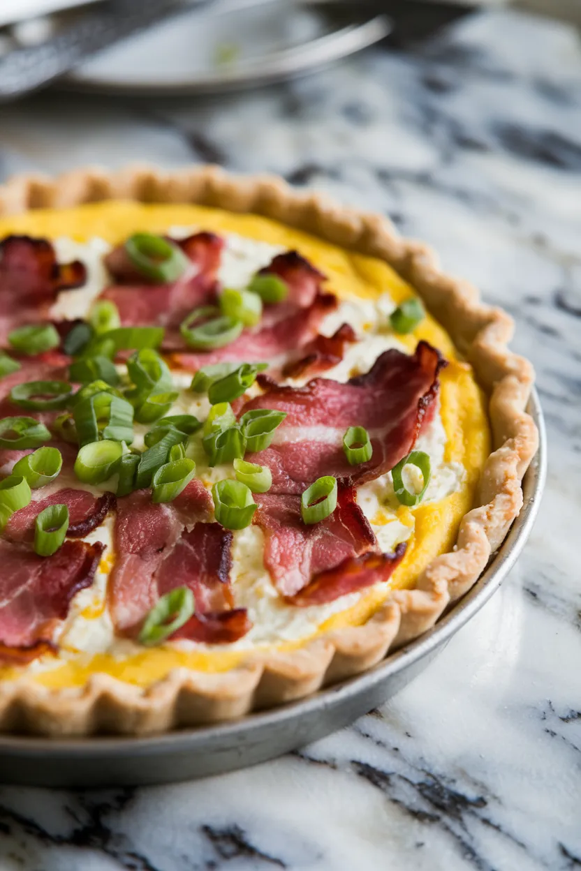 10. Bacon and Cottage Cheese Quiche