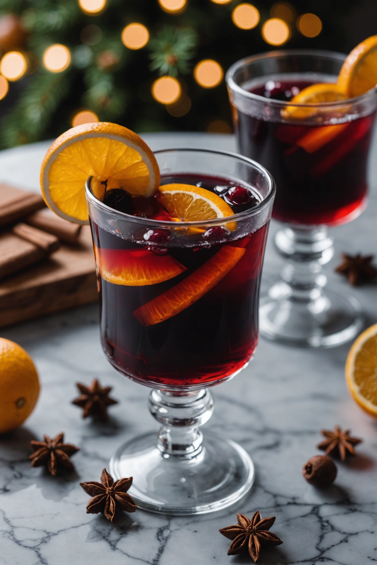 10. Bourbon Mulled Wine