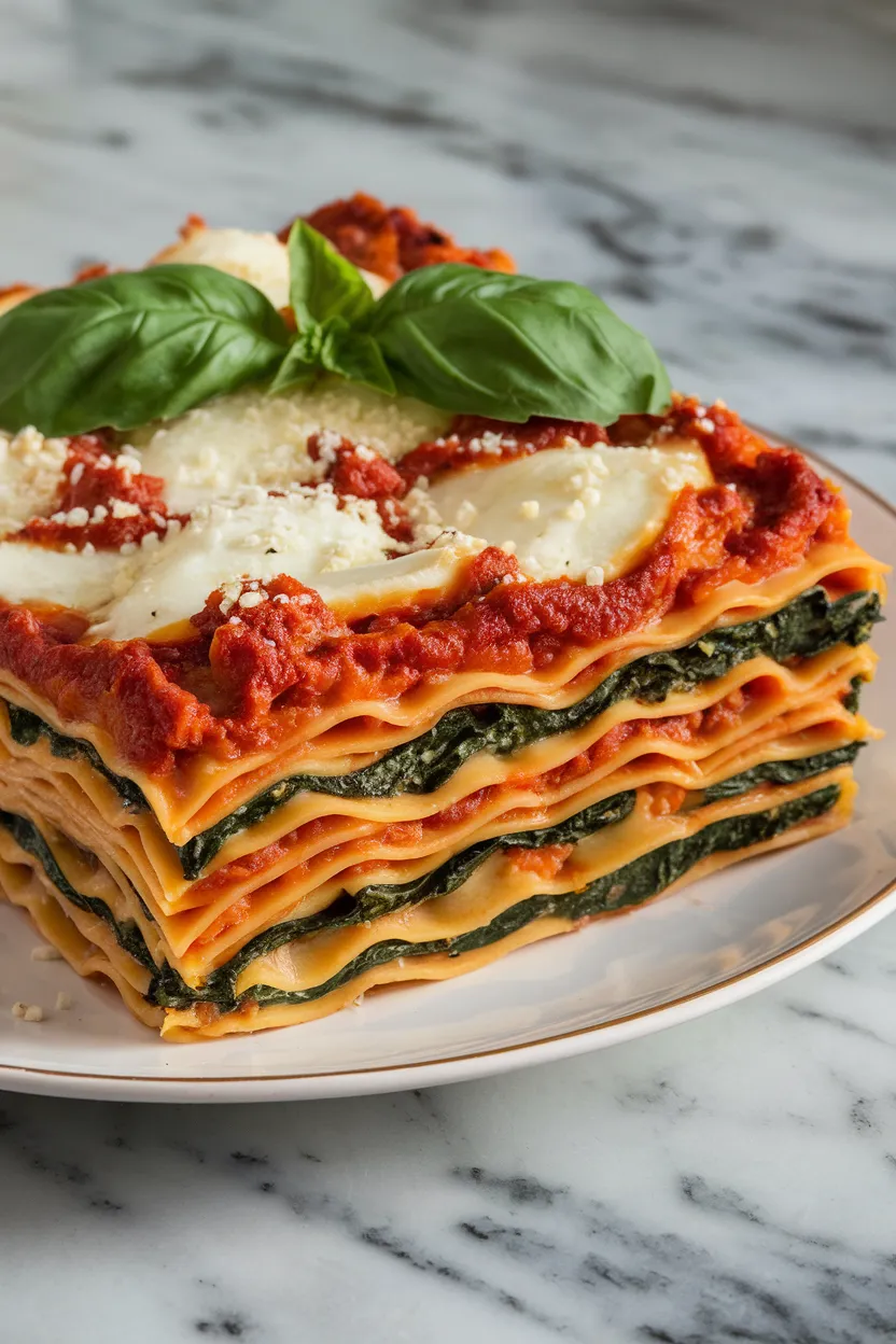 10. Butternut Squash and Spinach Lasagna