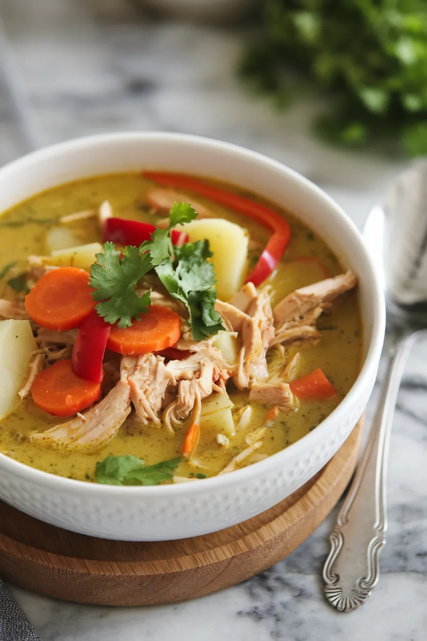 10. Curried Chicken Soup