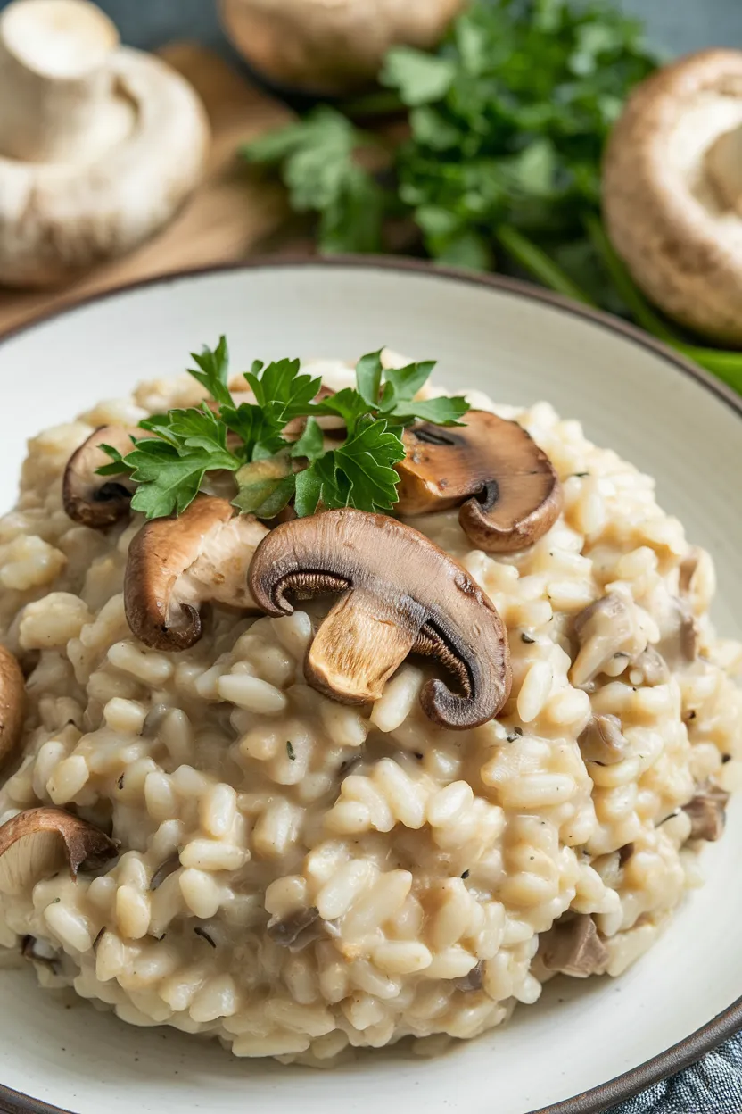 10. Mushroom Risotto