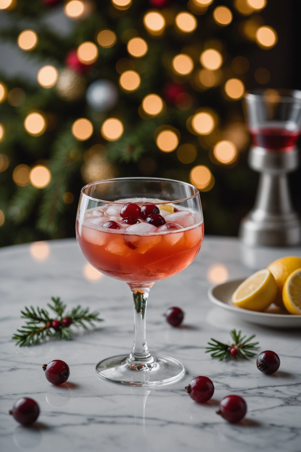 11. Bourbon Sour with Cranberry