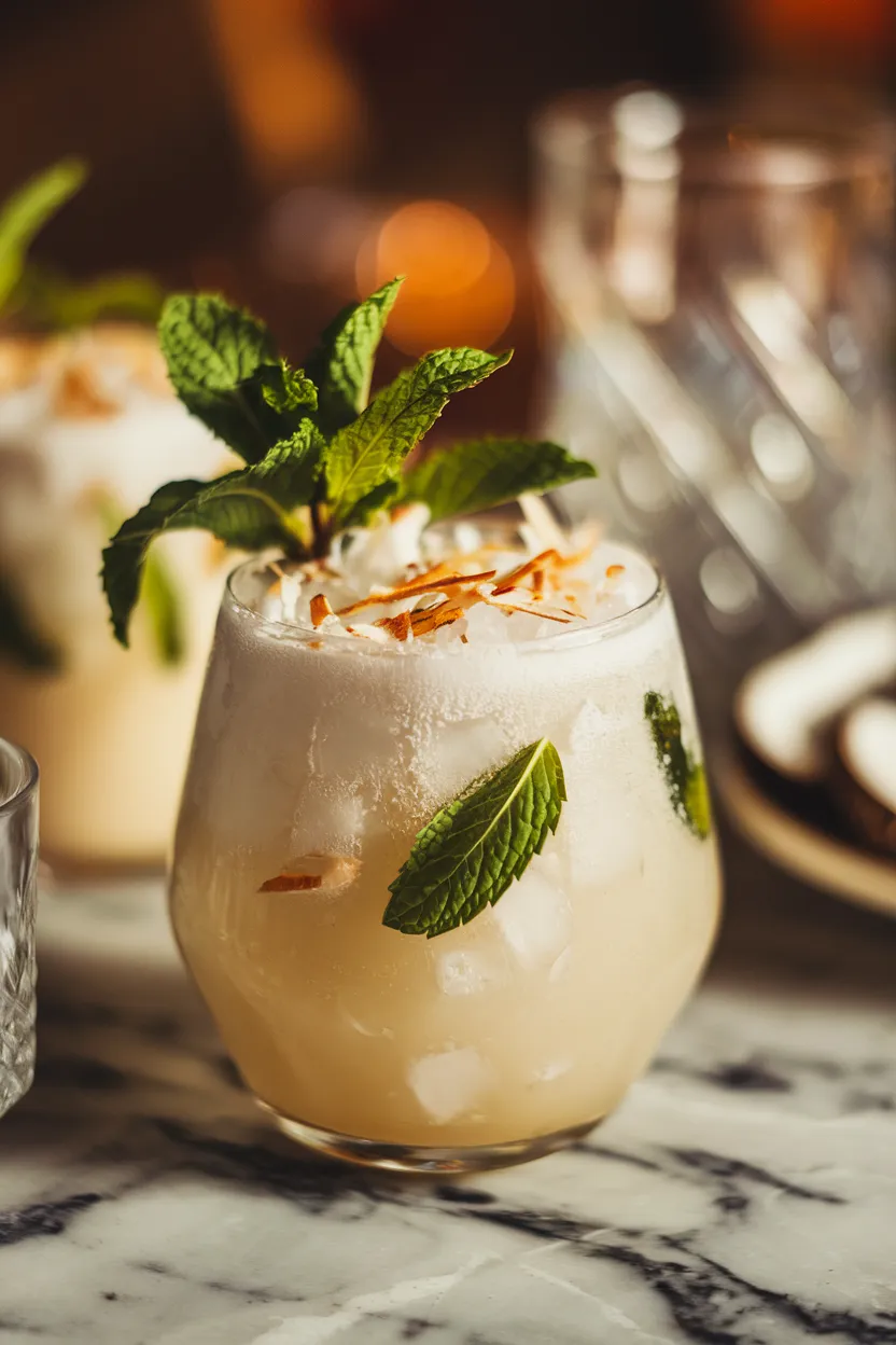 11. Frosted Coconut Punch