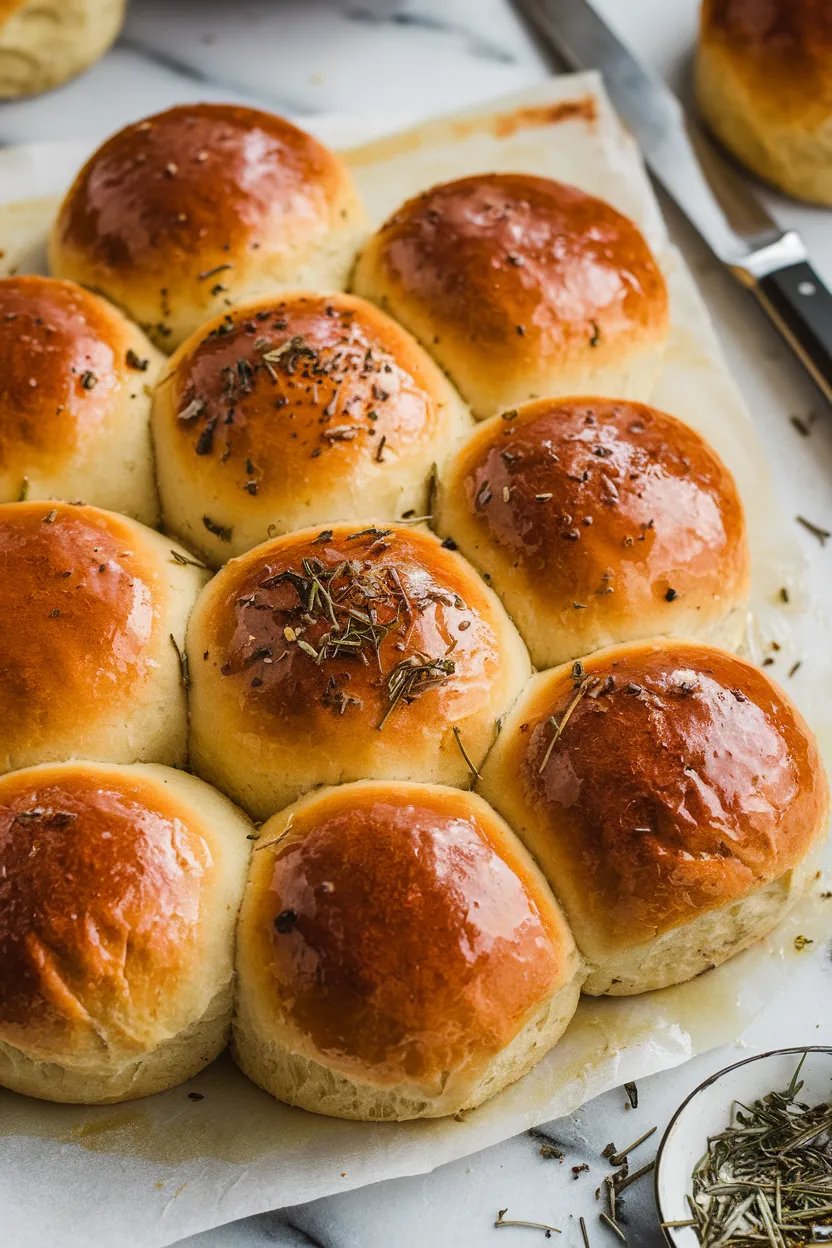 11. Garlic and Herb Dinner Rolls