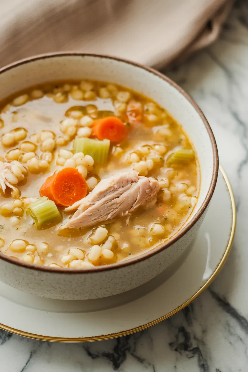 12. Chicken and Barley Soup