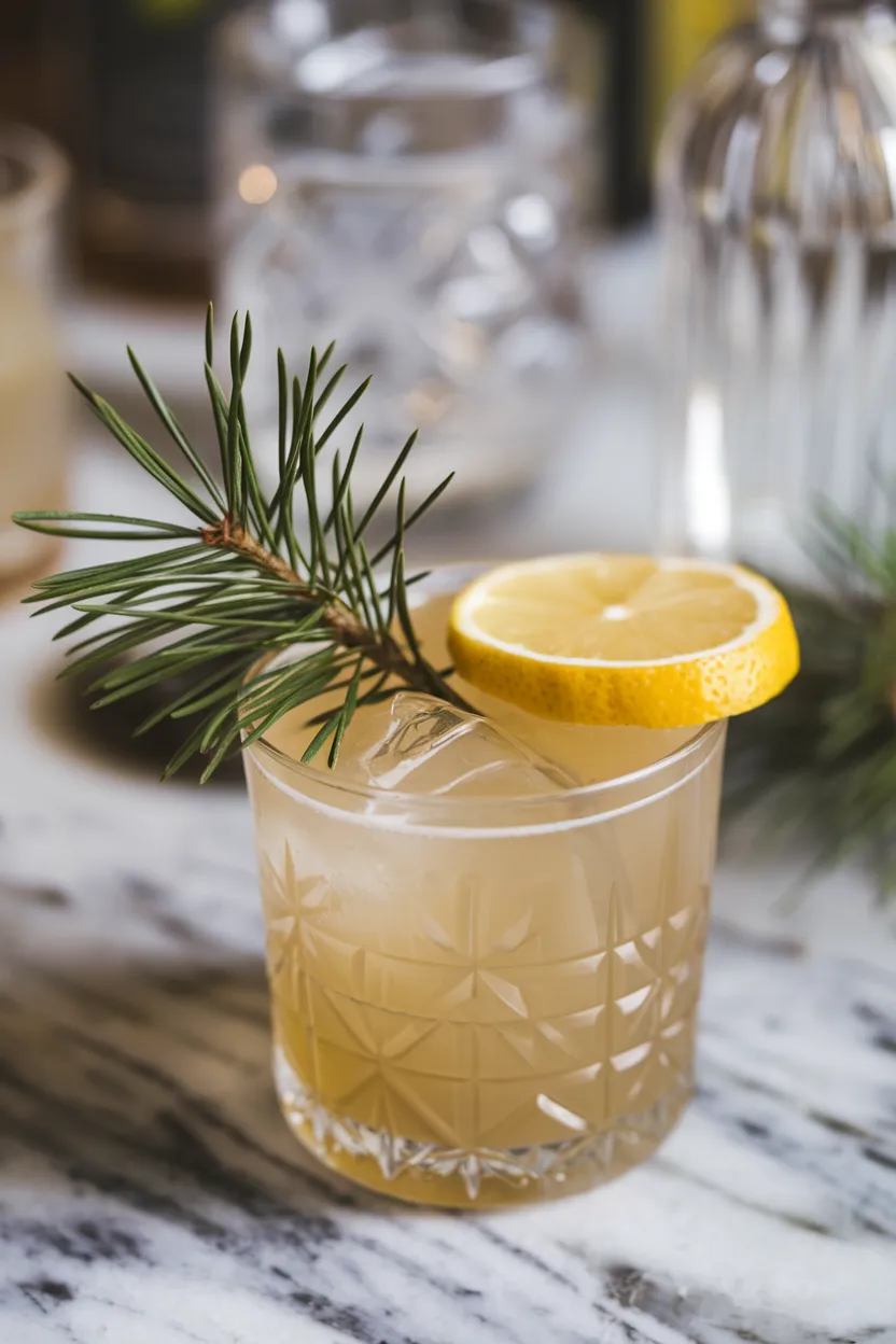 12. Pine-Infused Tom Collins