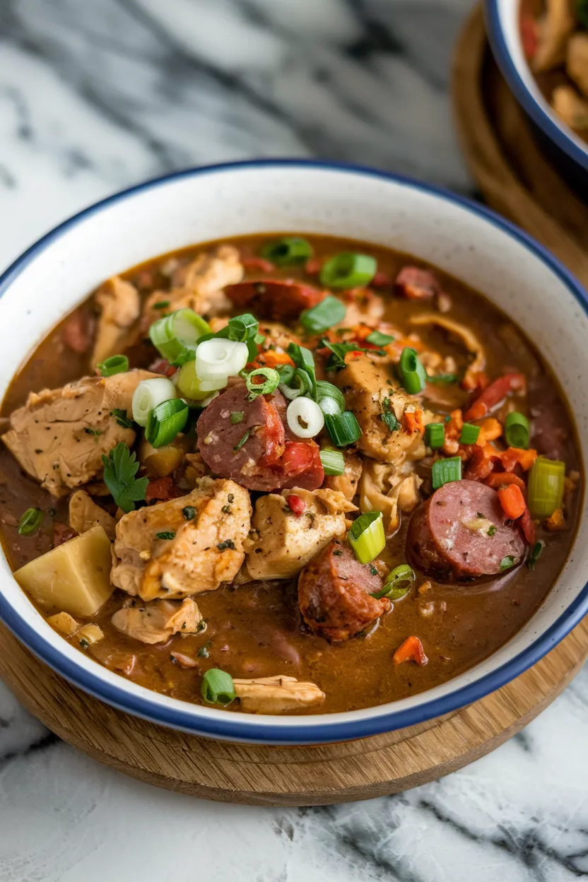 14. Chicken and Sausage Gumbo