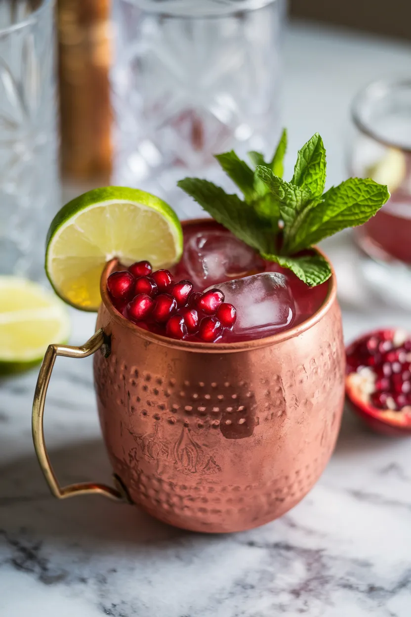 14. Pomegranate Moscow Mule