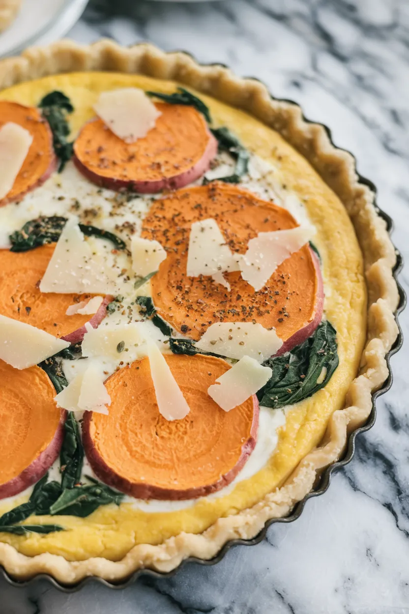 14. Sweet Potato and Cottage Cheese Quiche